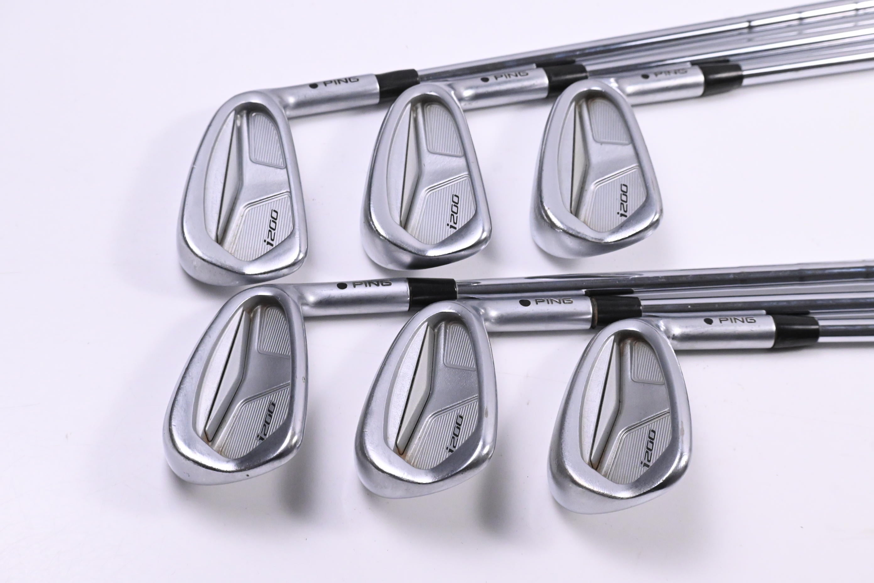 Ping i200 Irons / 5-PW / Black Dot / Stiff Flex KBS Tour 120 Shafts