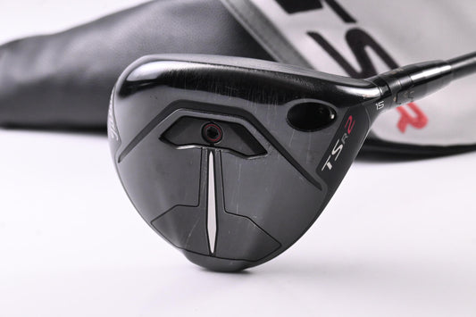 Titleist TSR2 #3 Wood / 15 Degree / Regular Flex HZRDUS CB Red 60 Shaft