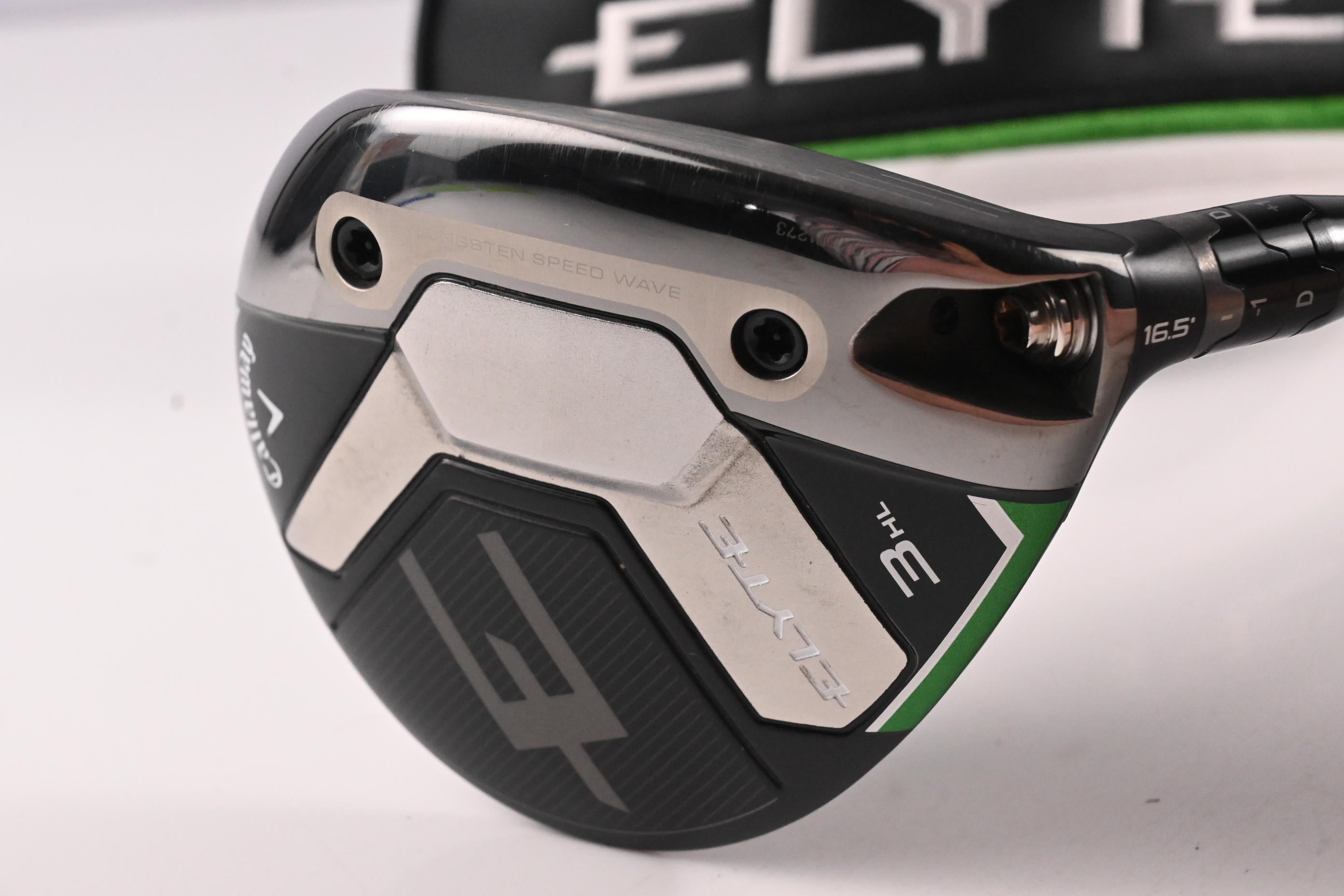 Callaway Elyte #3 Wood / 16.5 Degree / Stiff Flex Denali Charcoal 60 Shaft