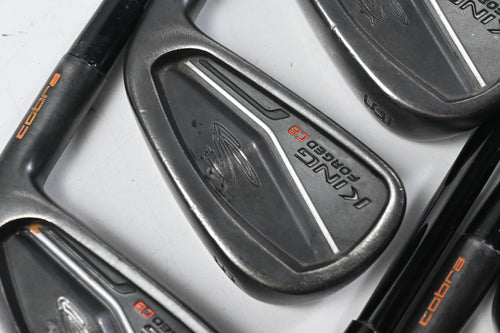 Cobra King Forged CB/MB Black Irons / 4-PW / X-Flex KBS $-Taper Lite 100 Shafts