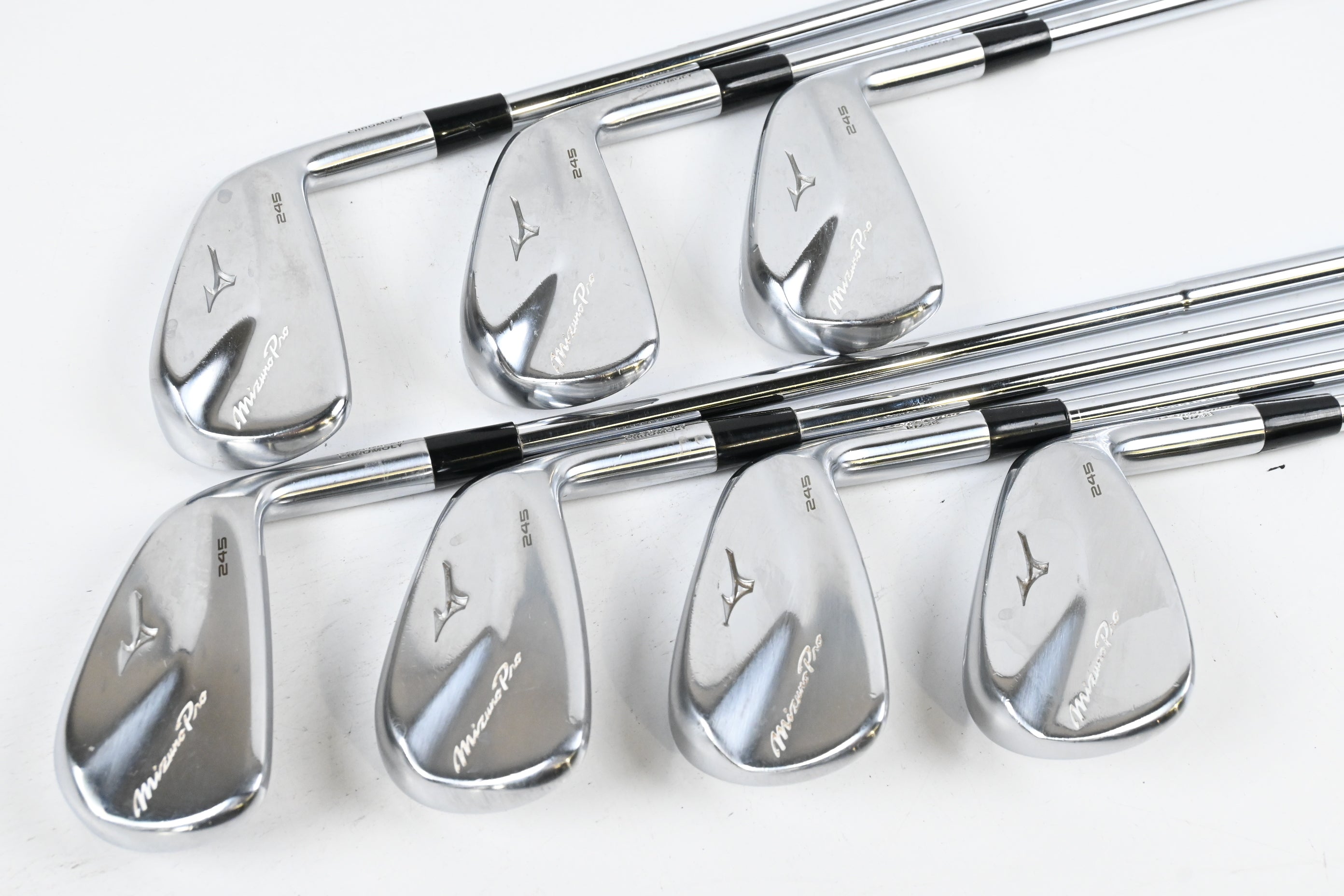Mizuno Pro 245 Irons / 4-PW / Regular Flex Dynamic Gold Mid R300 100 Shafts