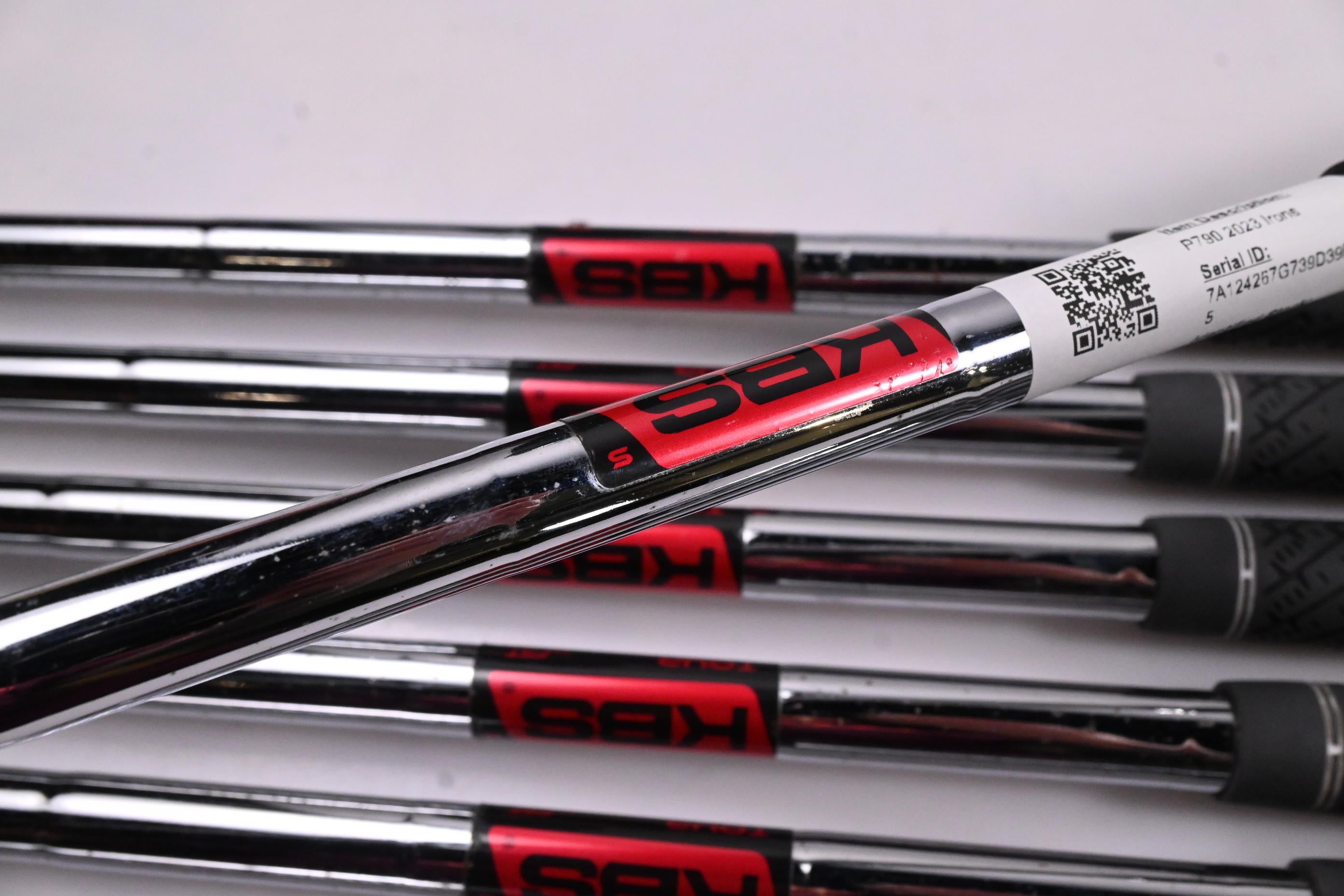 Taylormade P790 2023 Irons / 4-PW+GW / Stiff Flex KBS Tour Shafts