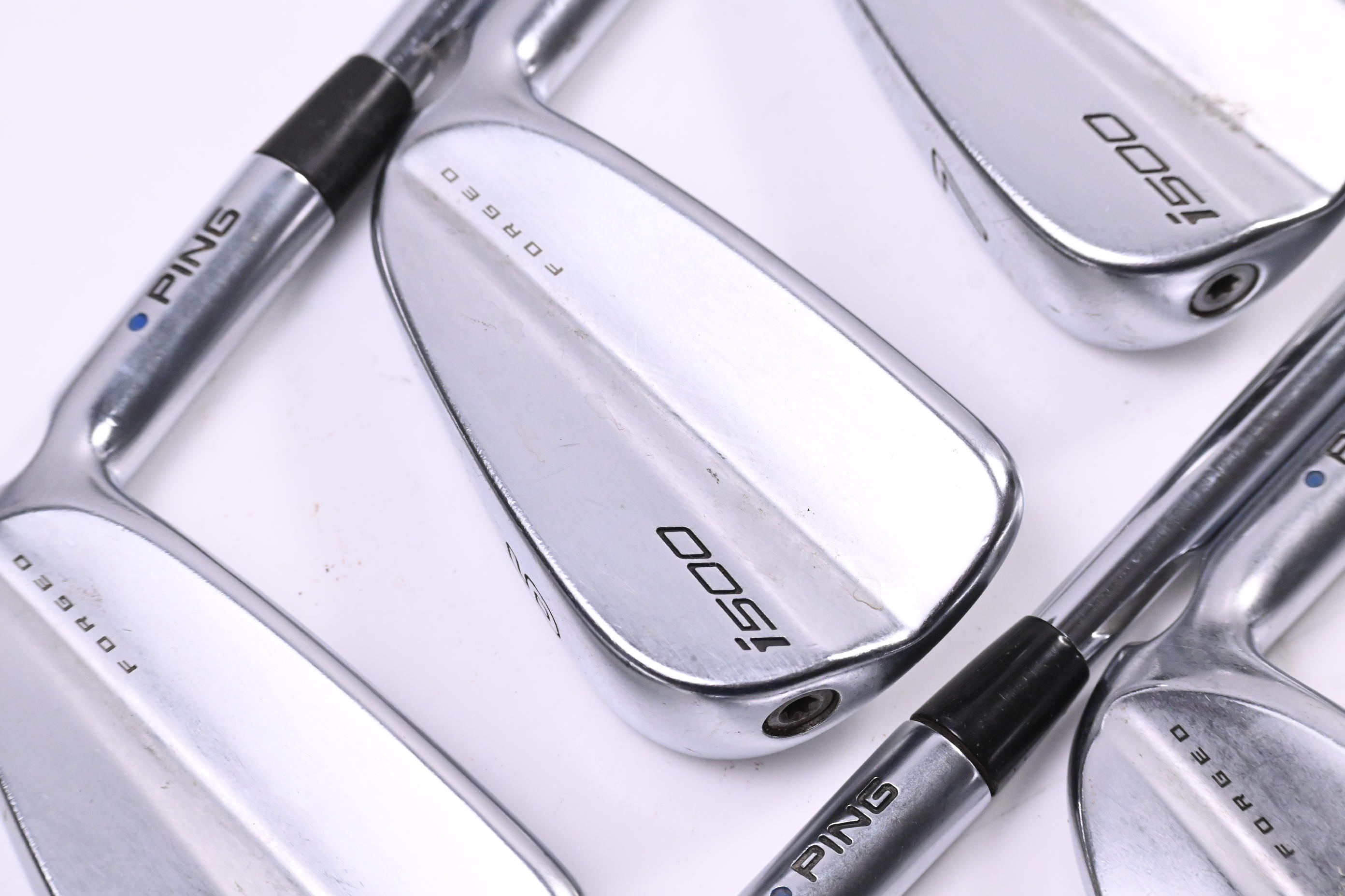Ping i500 Irons / 5-PW / Blue Dot / Stiff Flex Dynamic Gold 120 S300 Shafts