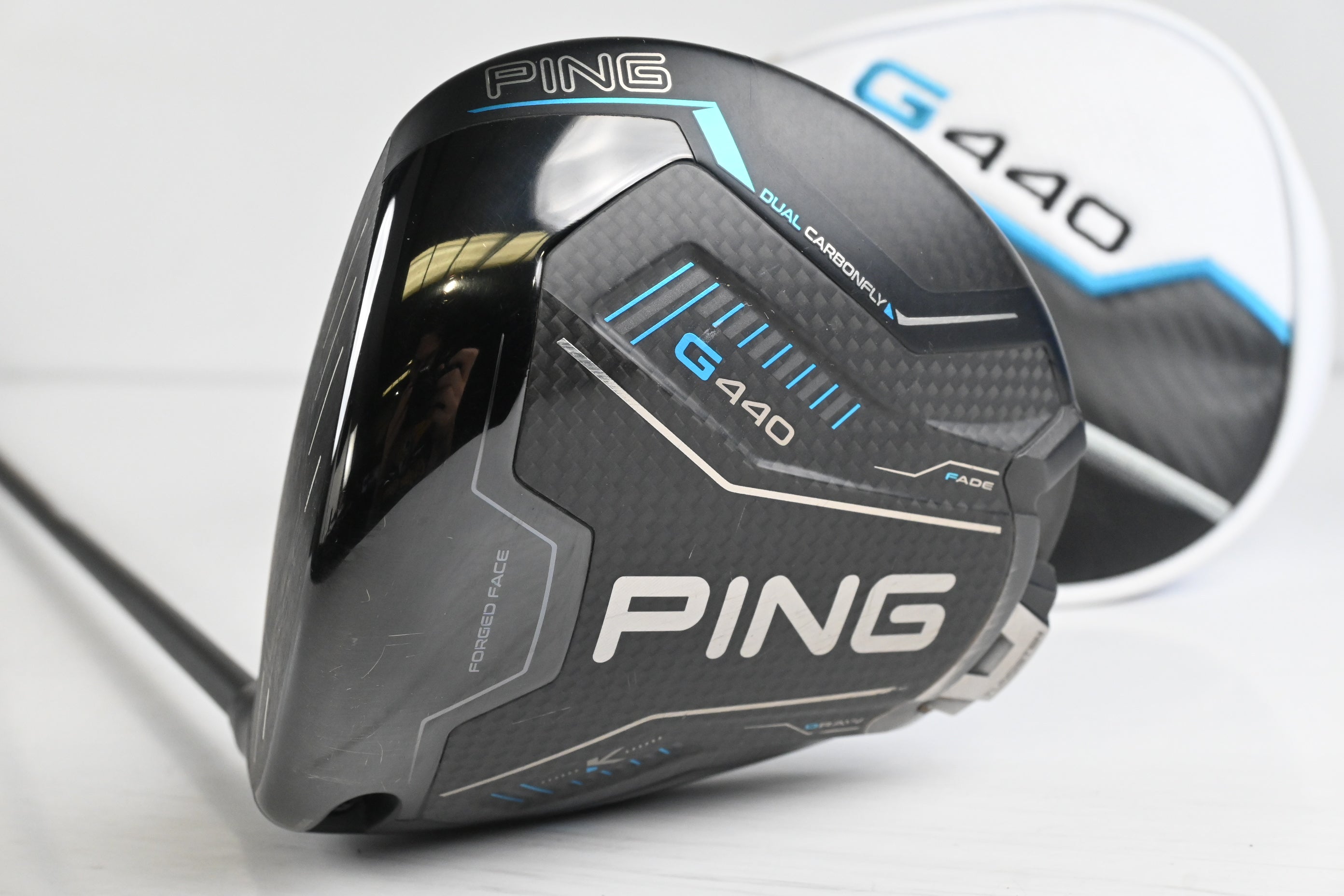 Left Hand Ping G440 K Driver / 10.5 Degree / Regular Flex Ping Alta CB Blue 50