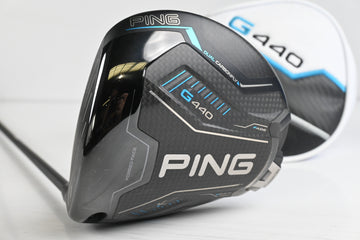 Left Hand Ping G440 K Driver / 10.5 Degree / Regular Flex Ping Alta CB Blue 50