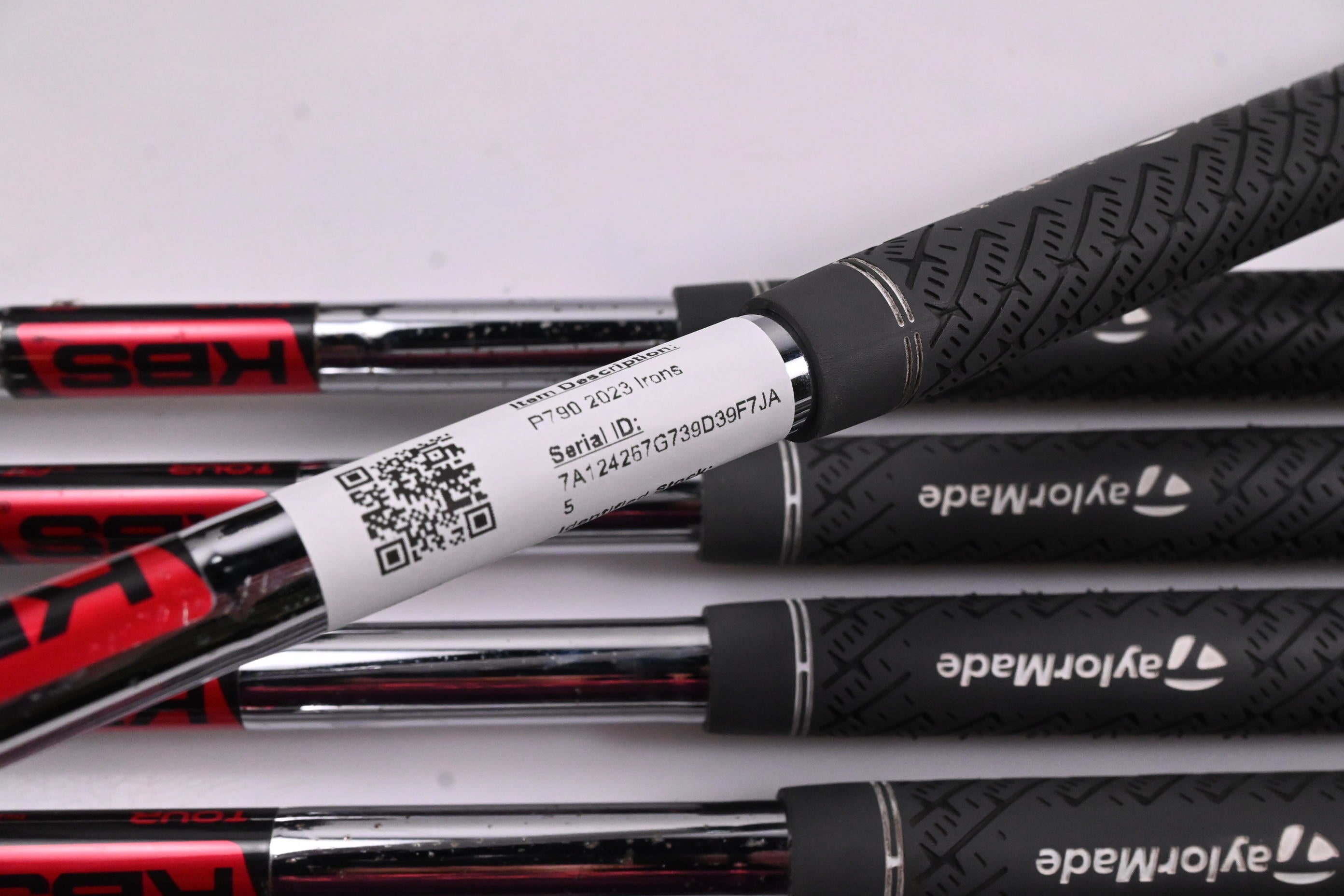 Taylormade P790 2023 Irons / 4-PW+GW / Stiff Flex KBS Tour Shafts