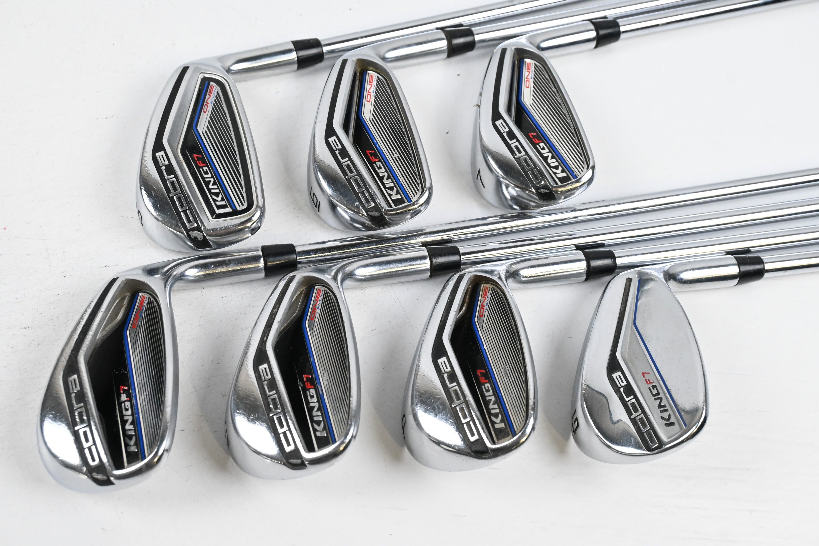 Cobra King F7 One Length Irons / 5-PW+GW / Regular Flex Cobra One Length Shafts