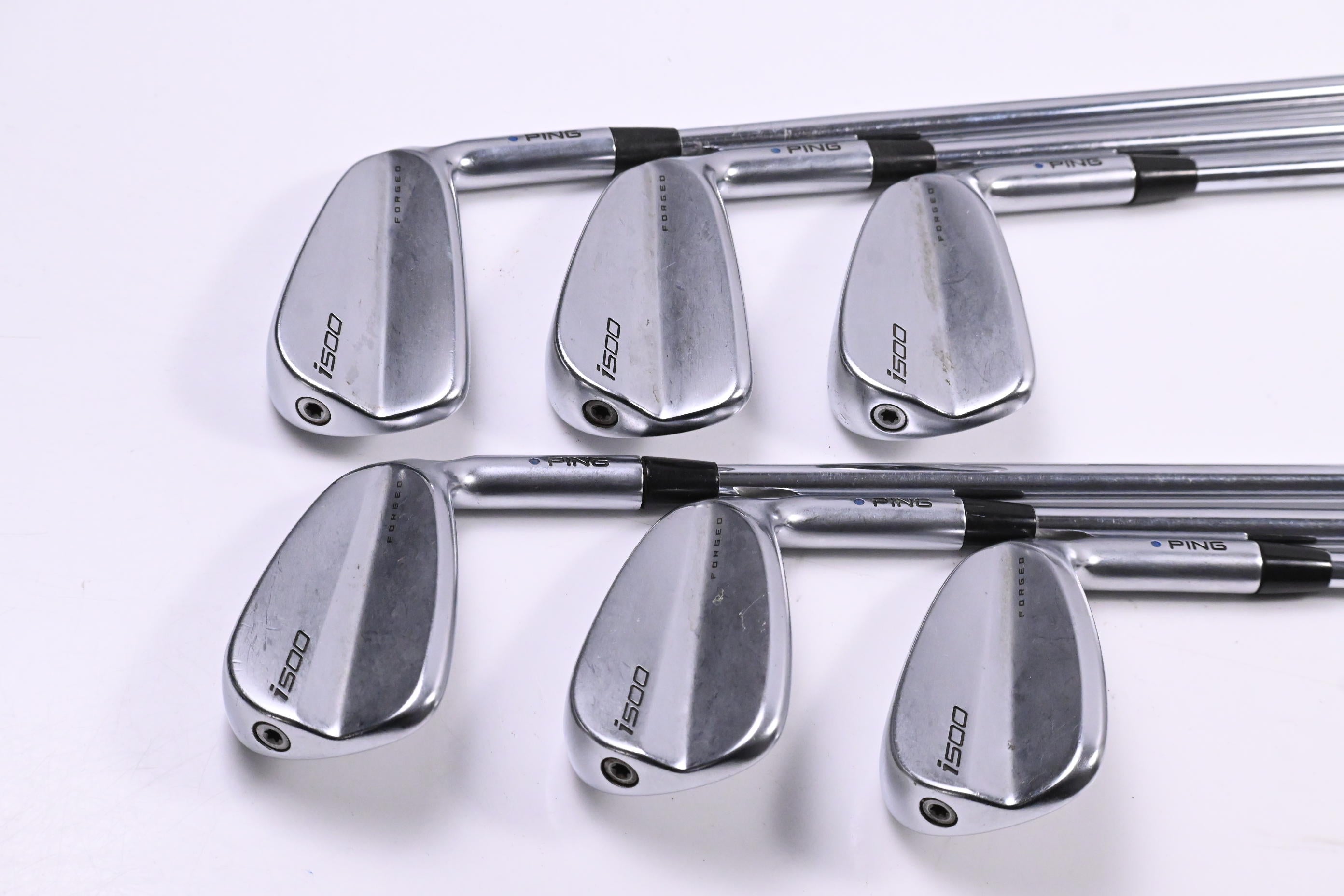 Ping i500 Irons / 5-PW / Blue Dot / Stiff Flex Dynamic Gold 120 S300 Shafts