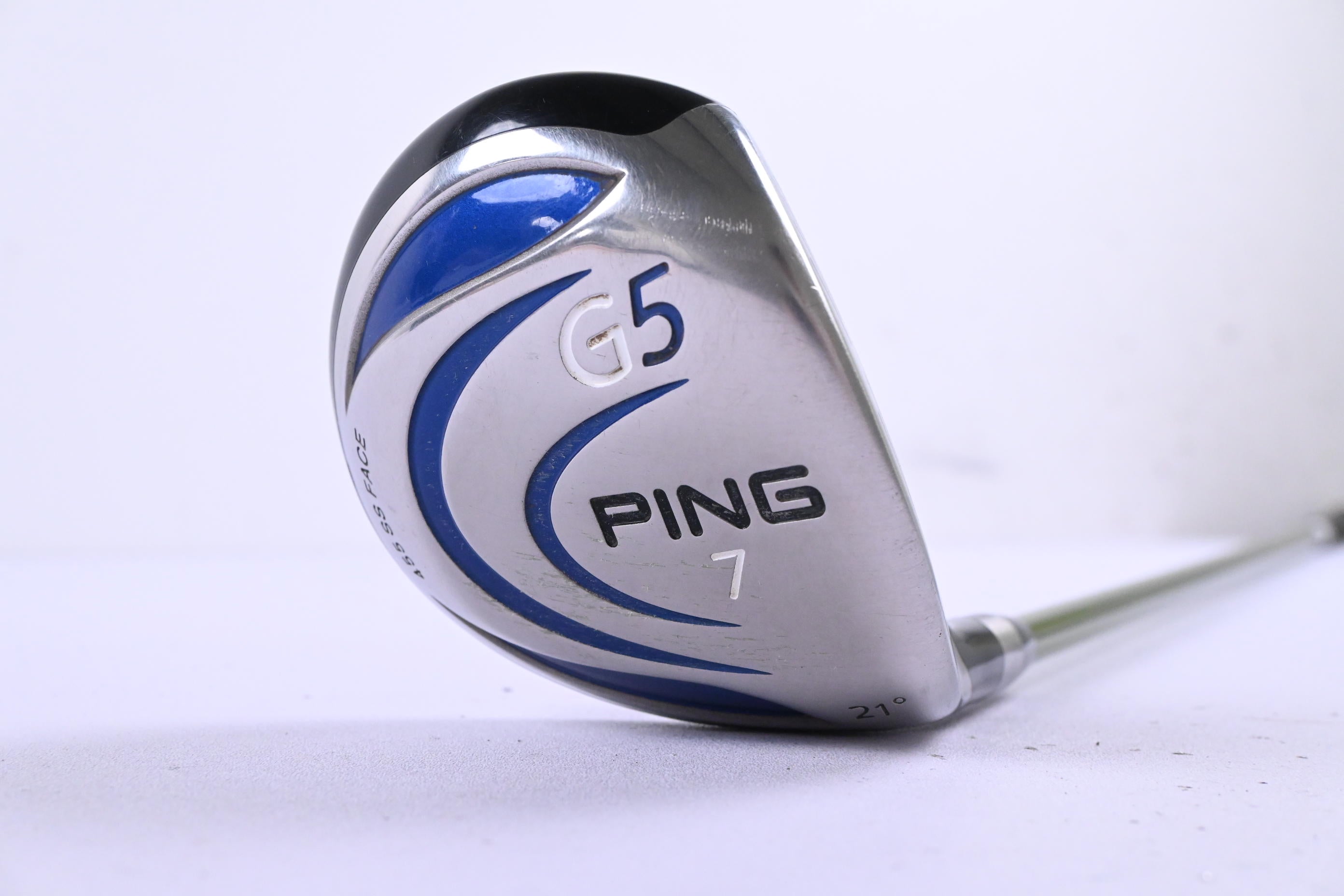 Ping G5 #7 Wood / 21 Degree / Regular Flex Aldila NV Green 75 Shaft