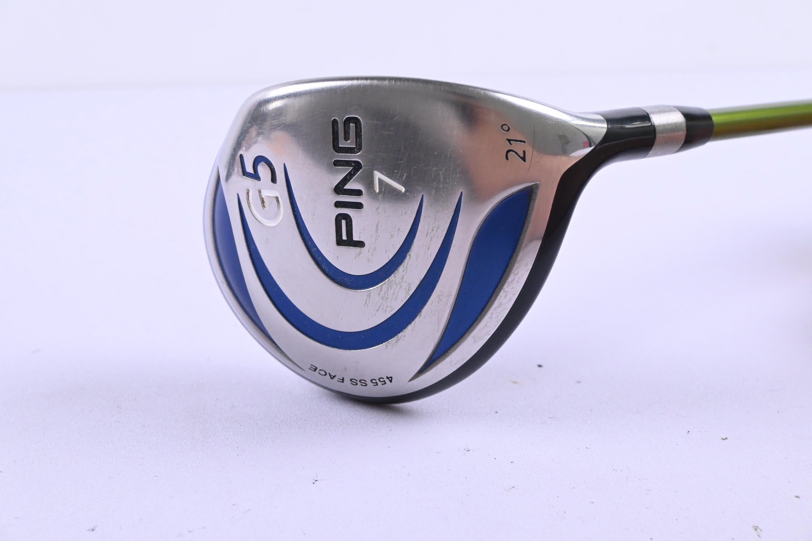 Ping G5 #7 Wood / 21 Degree / Regular Flex Aldila NV Green 75 Shaft
