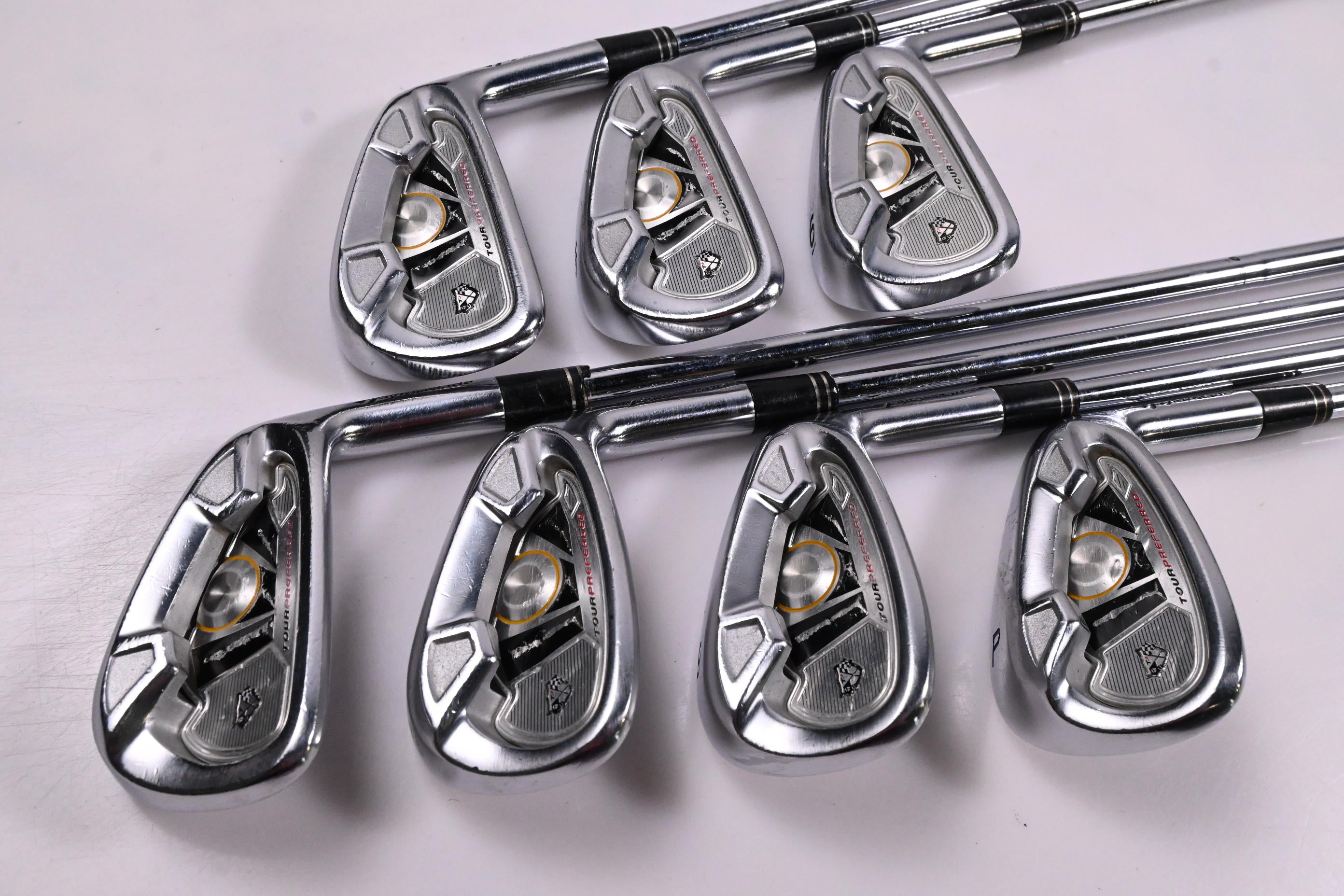 Taylormade Tour Preferred TP 2009 Irons / 4-PW / Stiff Flex Dynamic Gold Shafts
