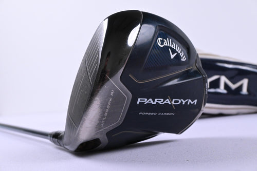 Left Hand Callaway Paradym Driver / 9 Degree / Regular Flex HZRDUS Gen4 Silver