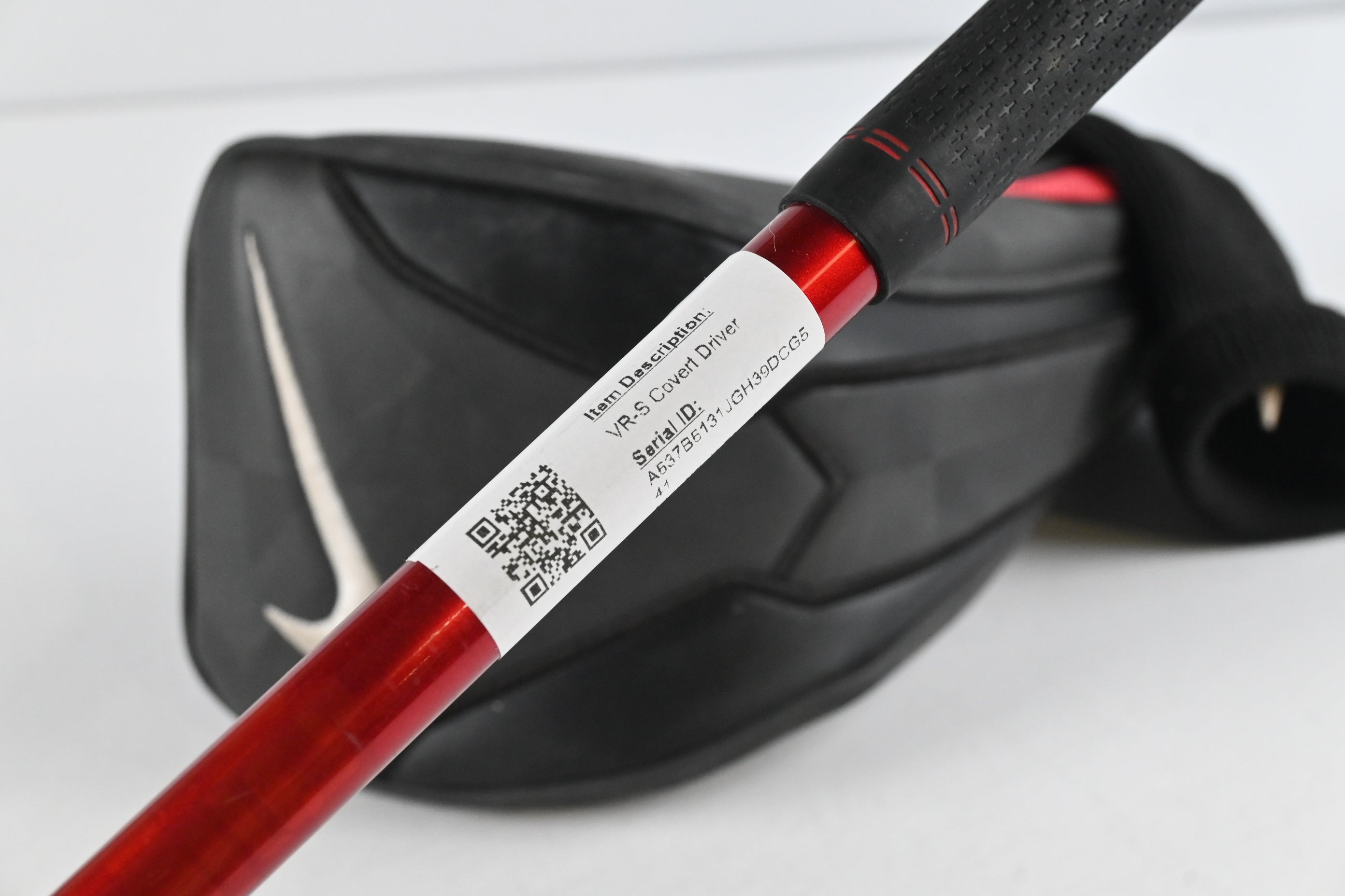Nike VR-S Covert Driver / 8.5-12.5 Degree / Regular Flex Kuro Kage Red 50 Shaft