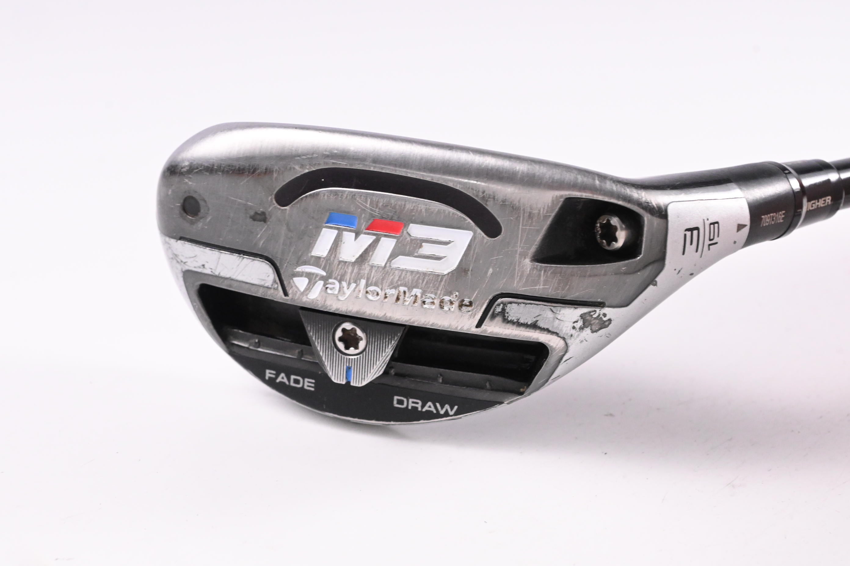 Taylormade M3 #3 Hybrid / 19 Degree / Stiff Flex Tensei AV Raw Blue 80 Shaft