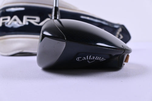 Left Hand Callaway Paradym Driver / 9 Degree / Regular Flex HZRDUS Gen4 Silver