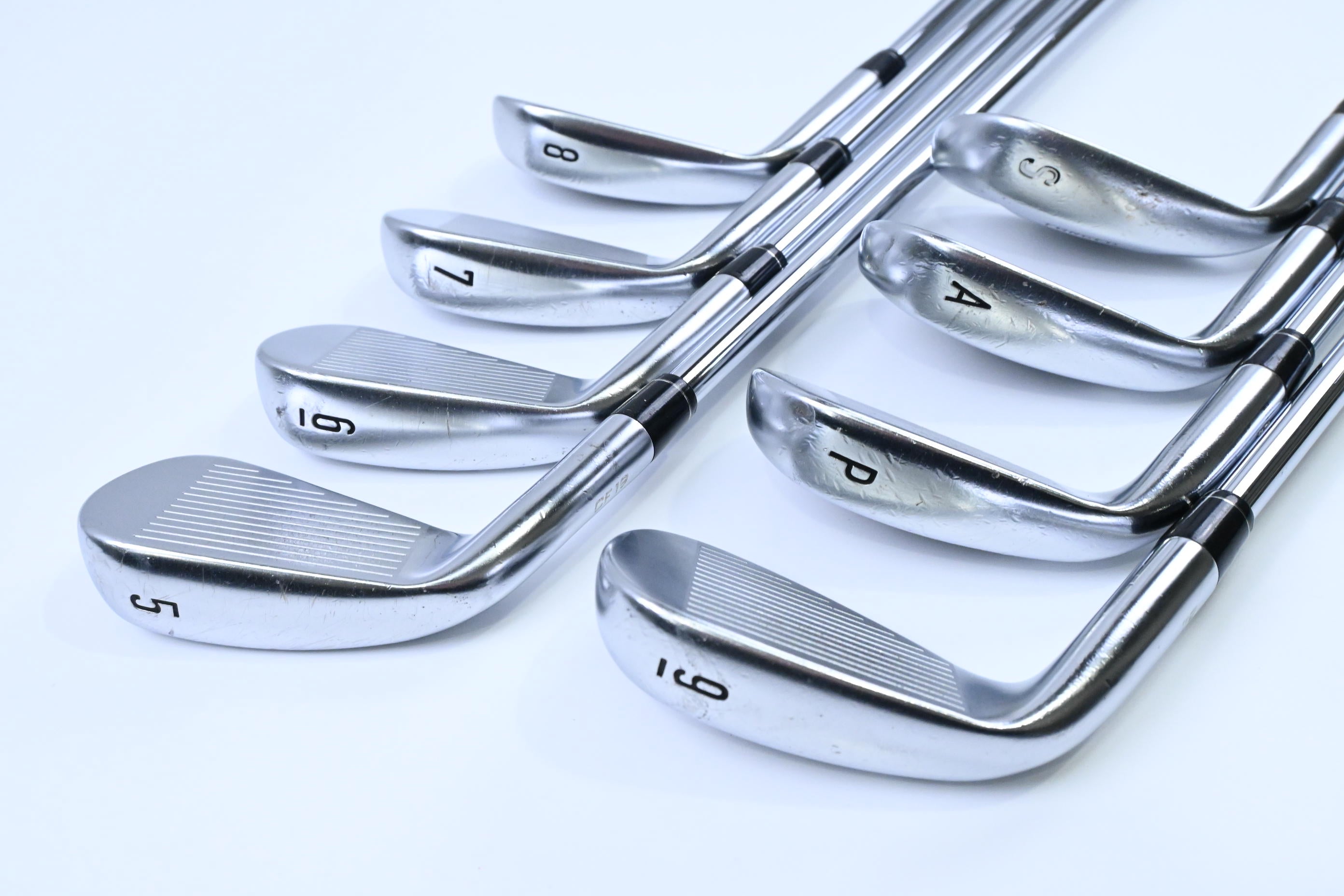 Callaway Apex CF19 Irons / 5-PW+GW+SW / Stiff Flex XP 105 ST 15 S300 Shafts