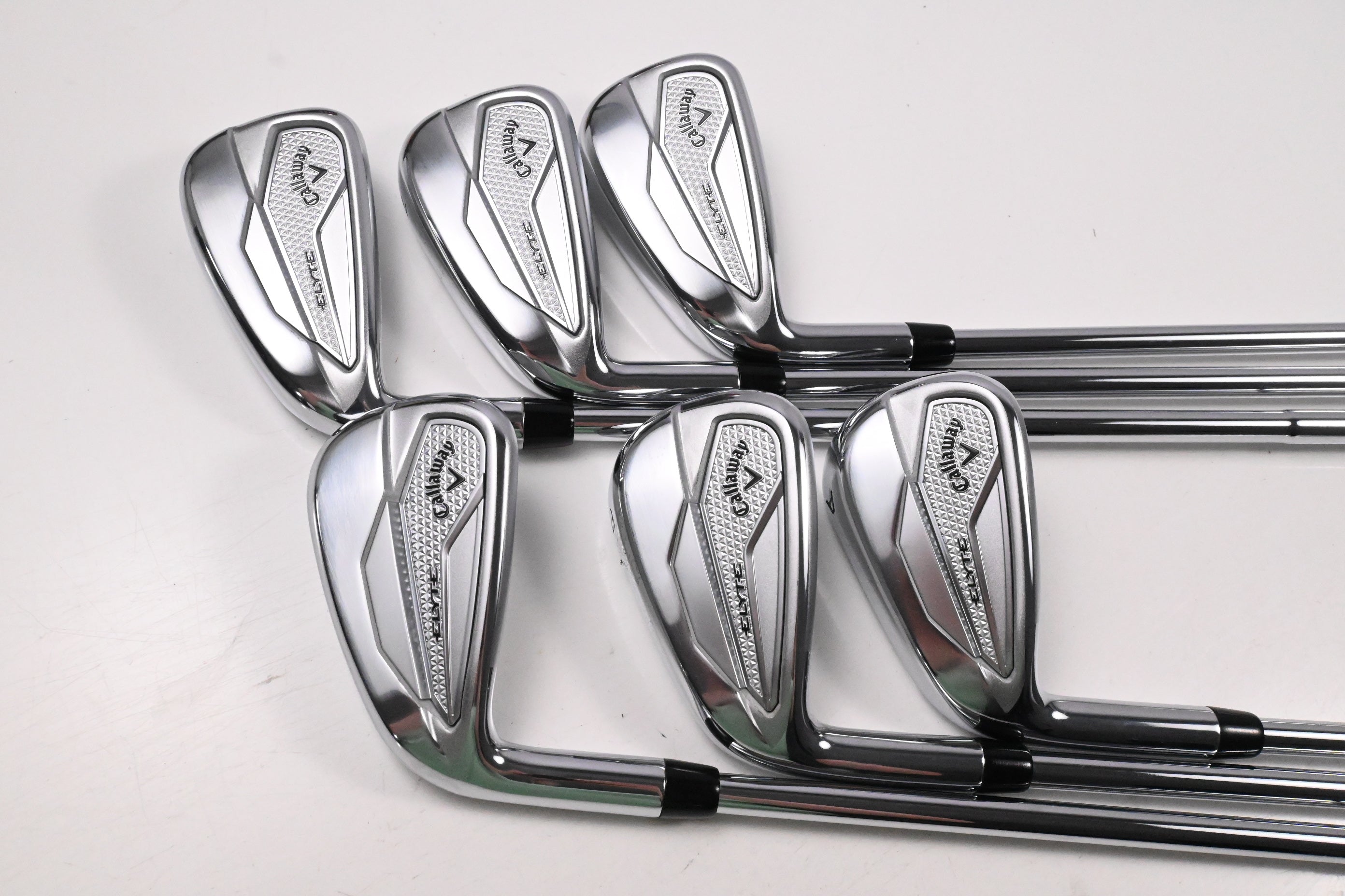 Left Hand Callaway Elyte Irons / 6-PW+AW / Regular Flex Dynamic Gold Mid 100