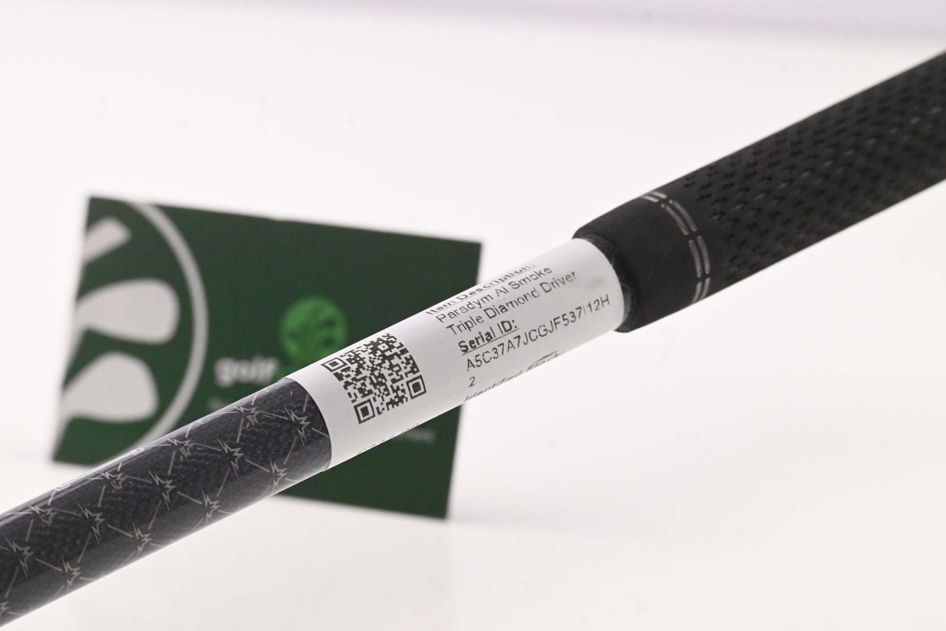 Callaway Paradym Ai Smoke Triple Diamond Driver / 9 Degree / Stiff Tensei AV 65