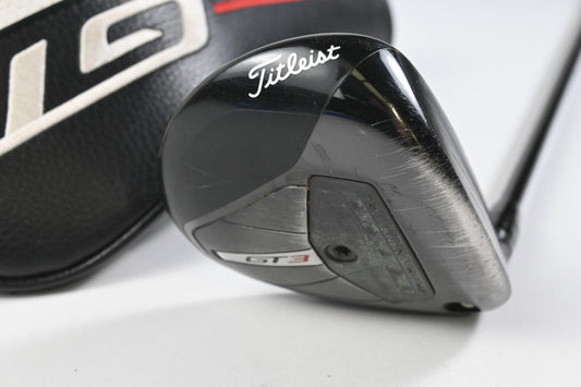 Titleist GT3 #3 Wood / 16.5 Degree / Stiff Flex HZRDUS Smoke Black RDX 70 Shaft