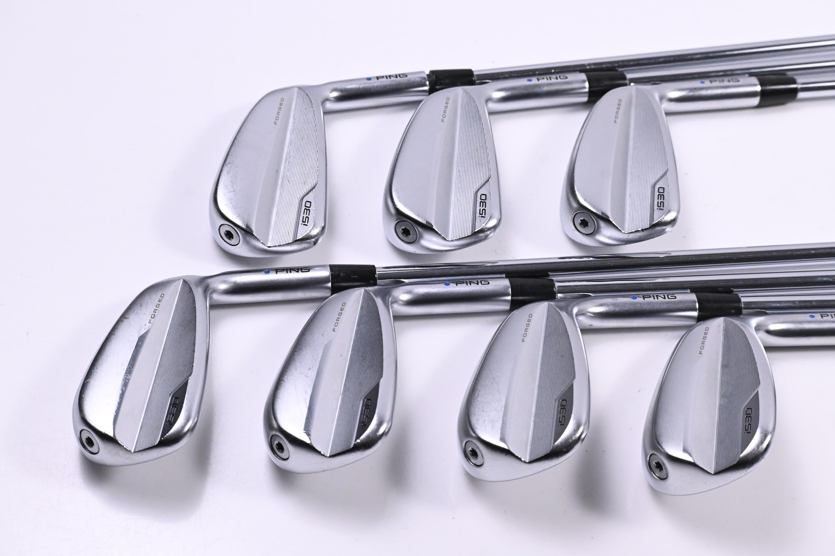 Ping i530 Irons / 5-PW+UW / Blue Dot / Regular Flex Elevate MPH 95 Shafts
