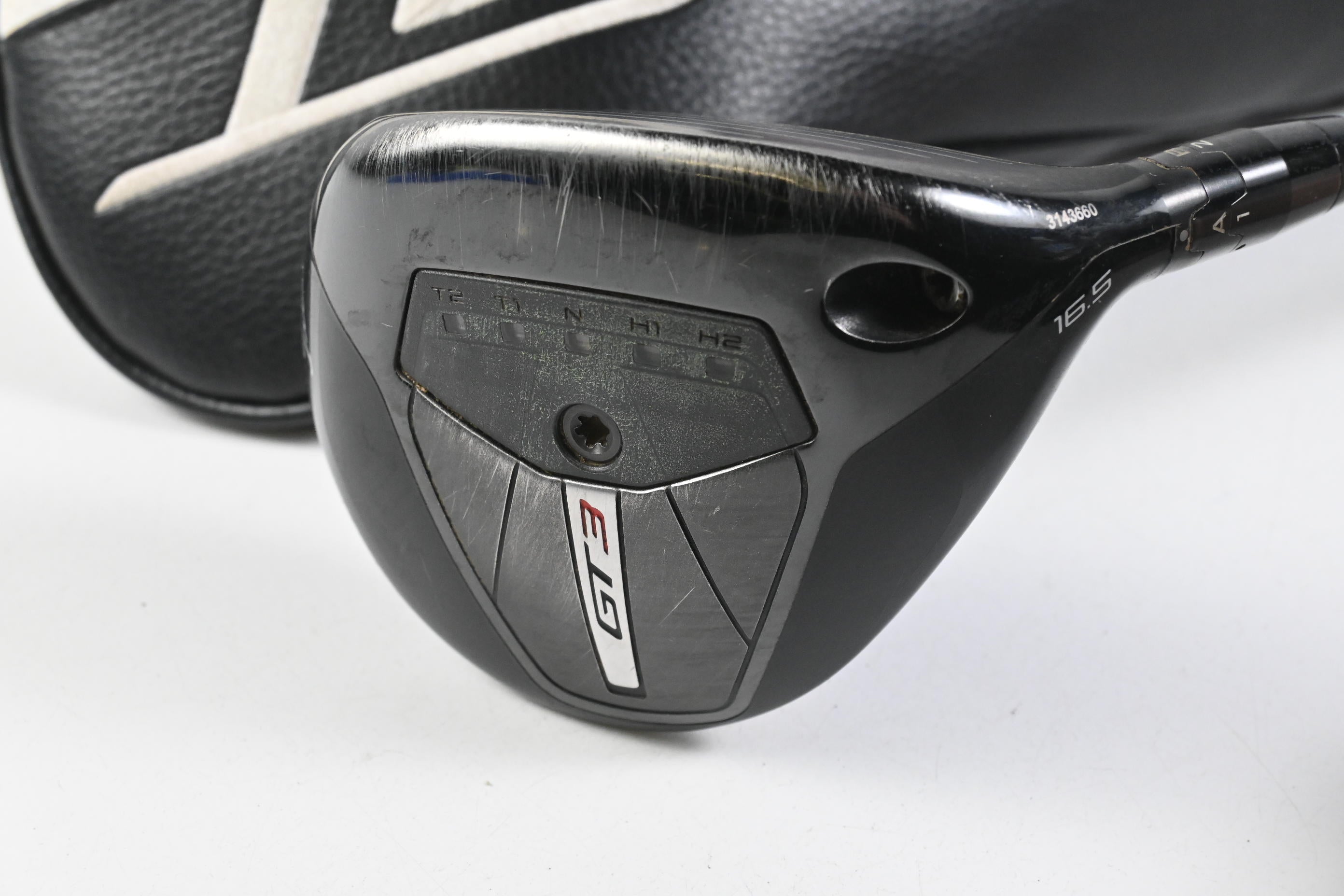 Titleist GT3 #3 Wood / 16.5 Degree / Stiff Flex HZRDUS Smoke Black RDX 70 Shaft