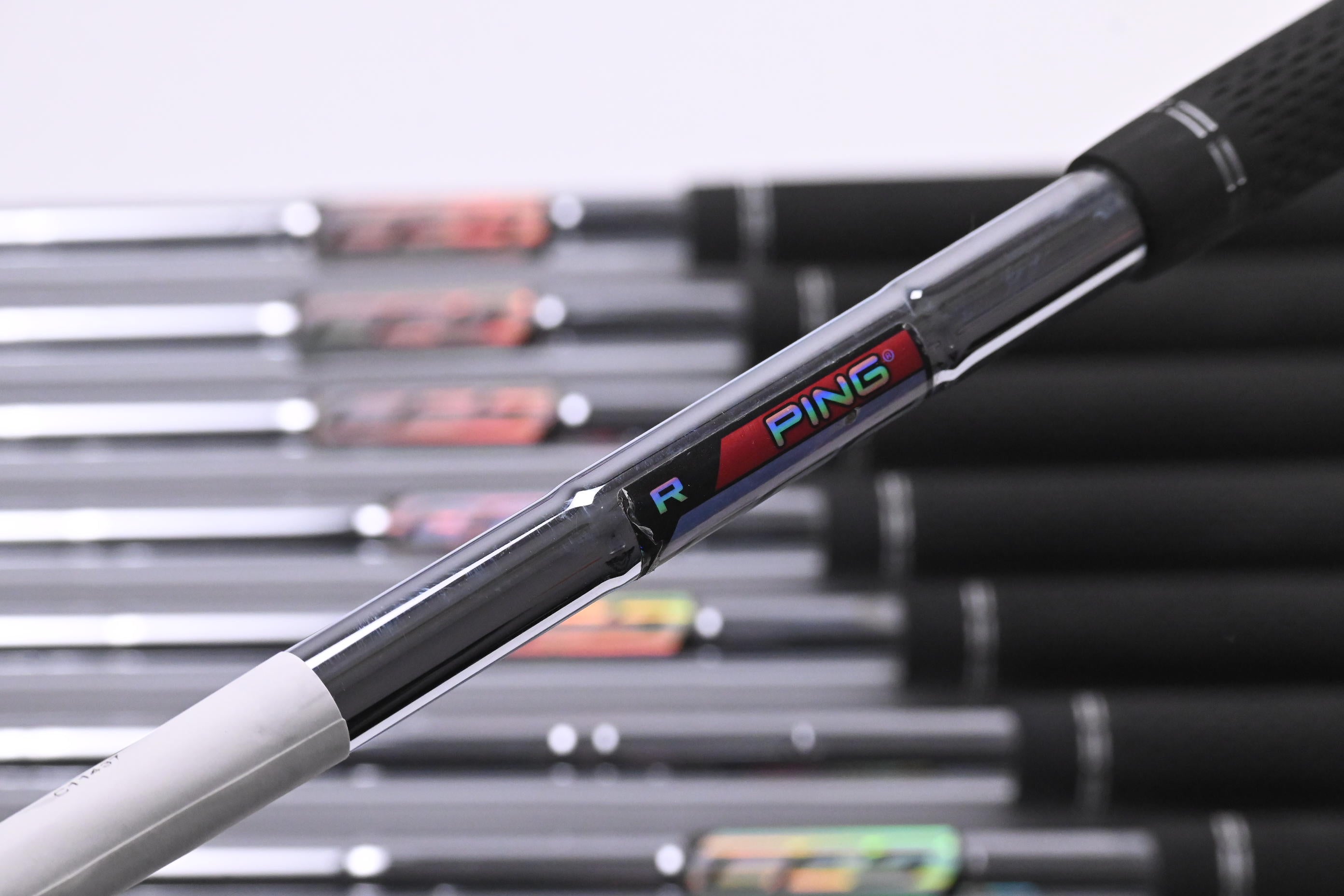 Ping i20 Irons / 3-PW+GW+SW / Green Dot / Regular Flex Ping CFS Shafts