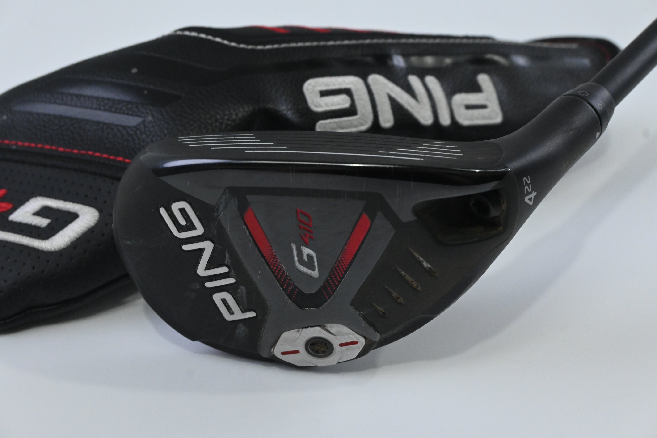 Ping G410 #4 Hybrid / 22 Degree / Stiff Flex Ping Alta CB Red 70 Shaft