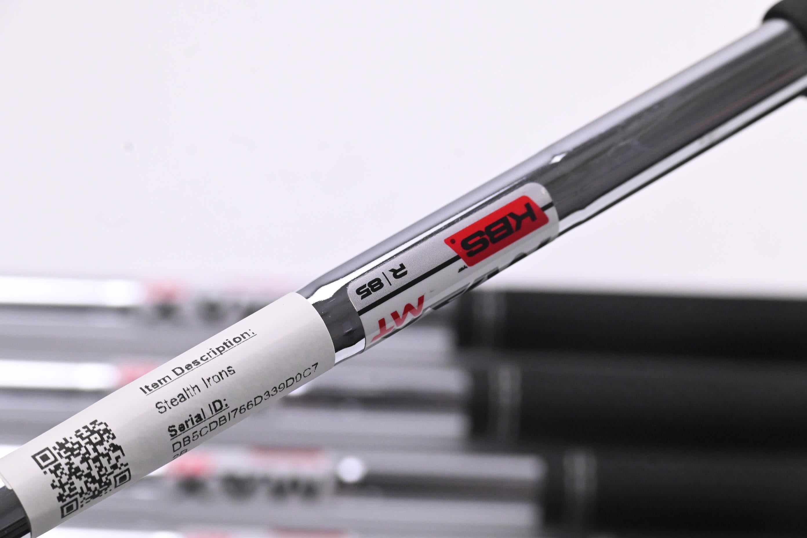 Taylormade Stealth Irons / 5-PW+SW / Regular Flex KBS MAX MT 85 Shafts
