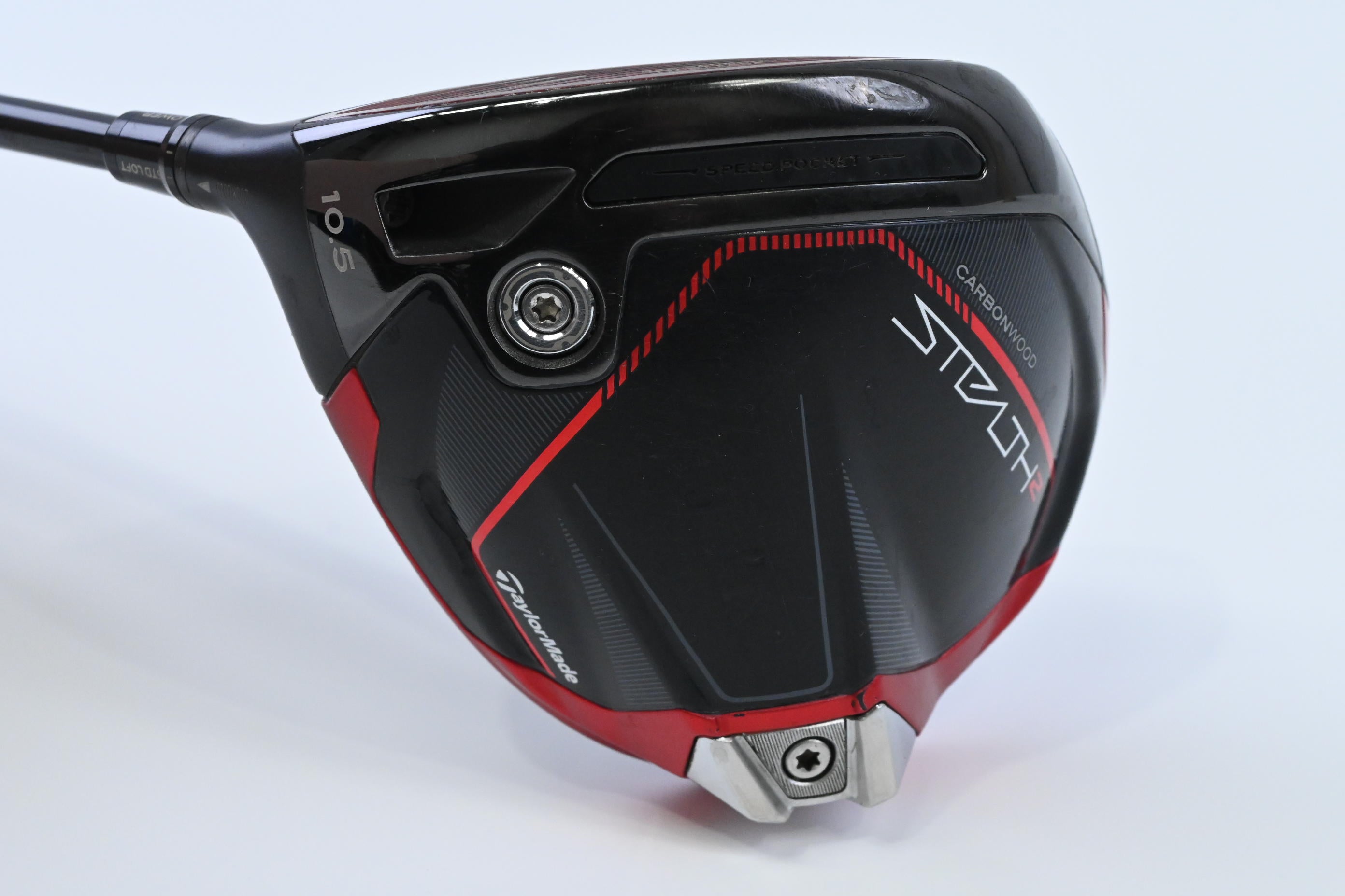 Left Hand Taylormade Stealth 2 Driver / 10.5 Degree / Stiff Flex Kai'li White 60