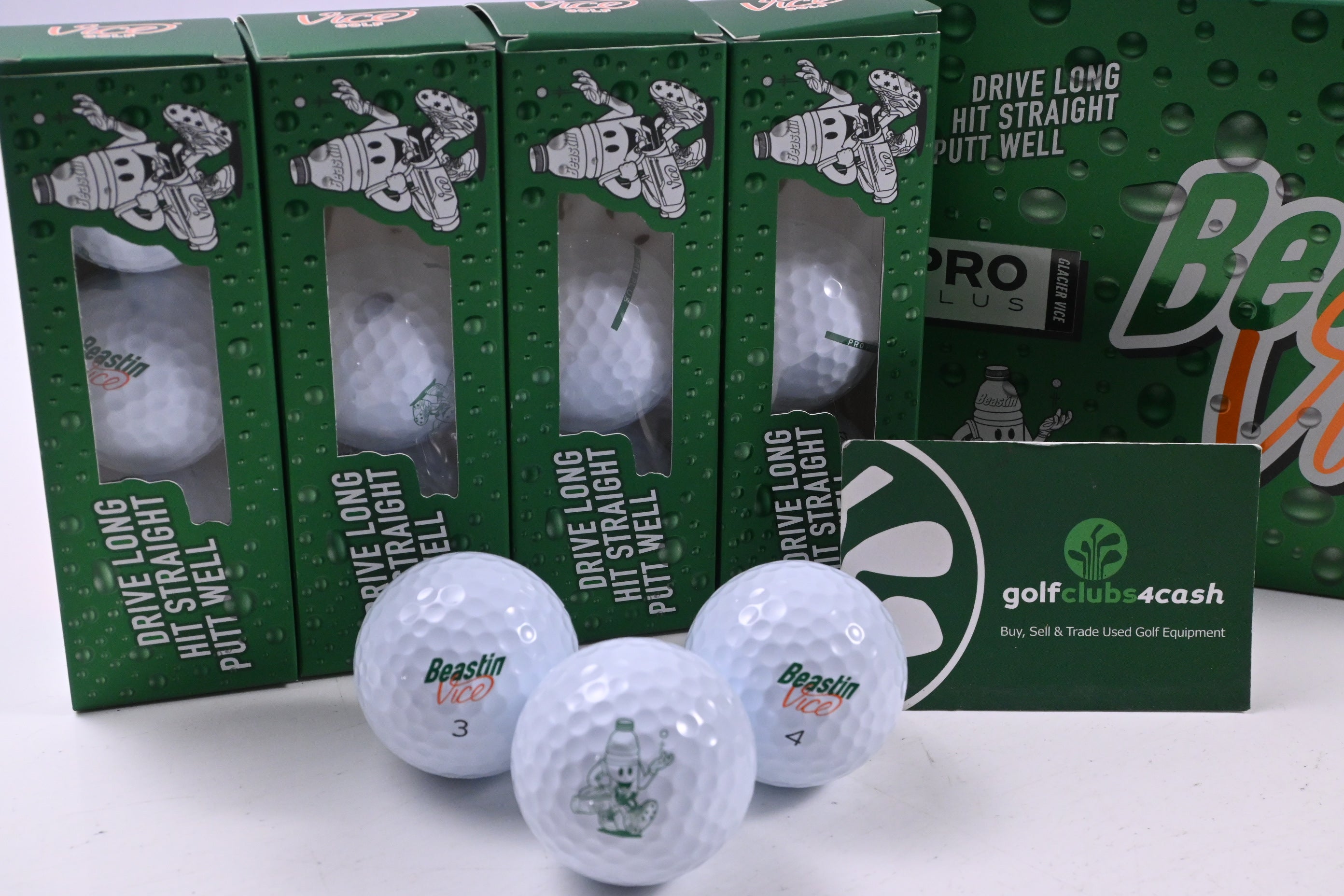 Vice Limited Edition Pro Plus BEASTIN / Pack of 12 / Golf Balls