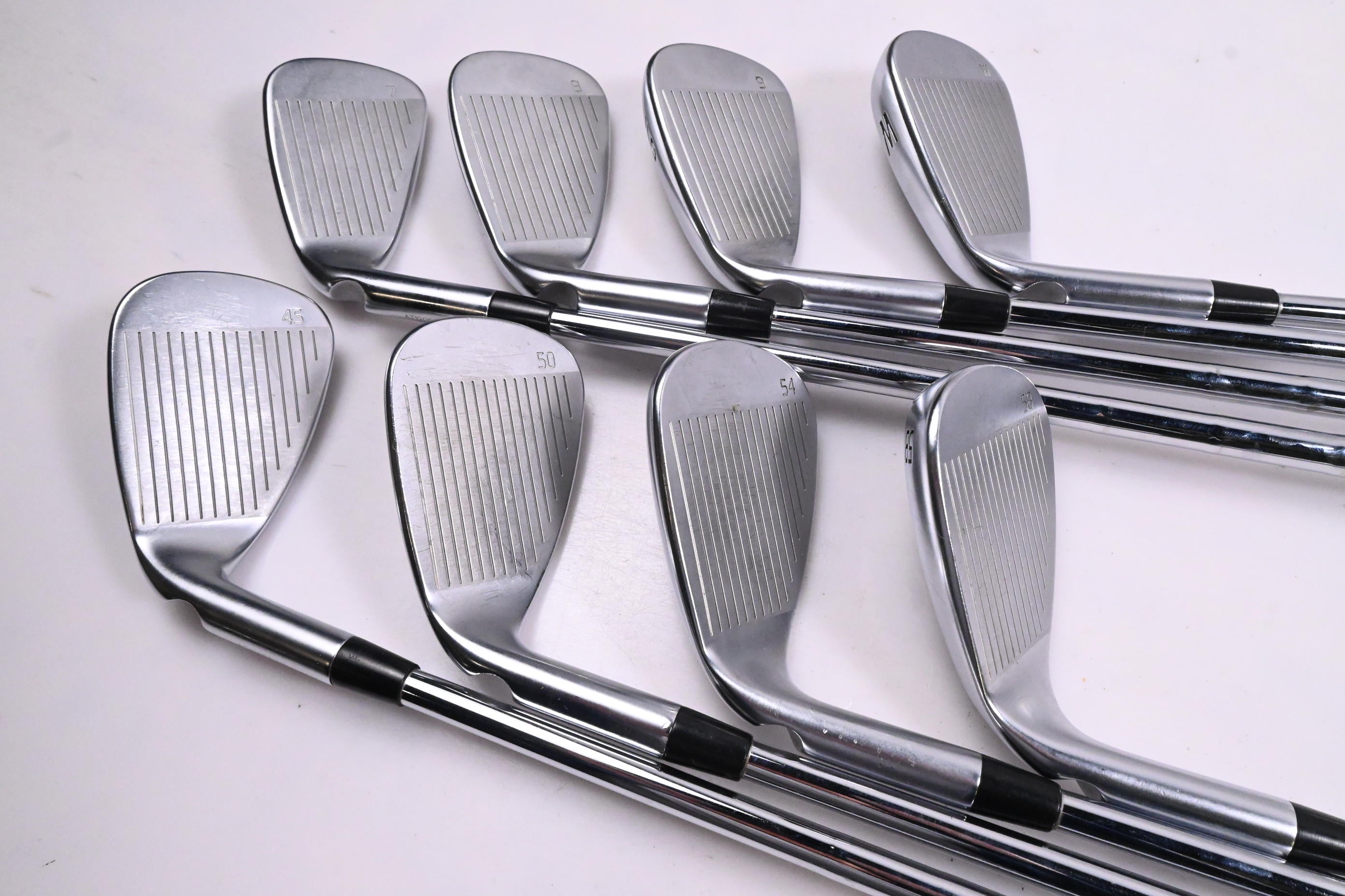 Ping G430 Irons / 7-PW+45°+50°+54°+58° / Red Dot / Stiff Flex KBS Tour 120