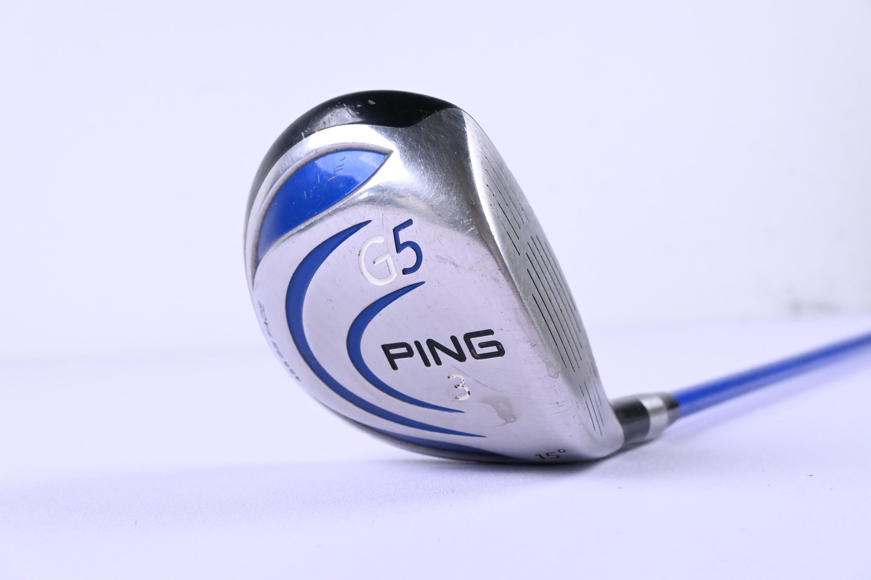 Ping G5 #3 Wood / 15 Degree / Regular Flex Grafalloy ProLaunch Blue 75 Shaft
