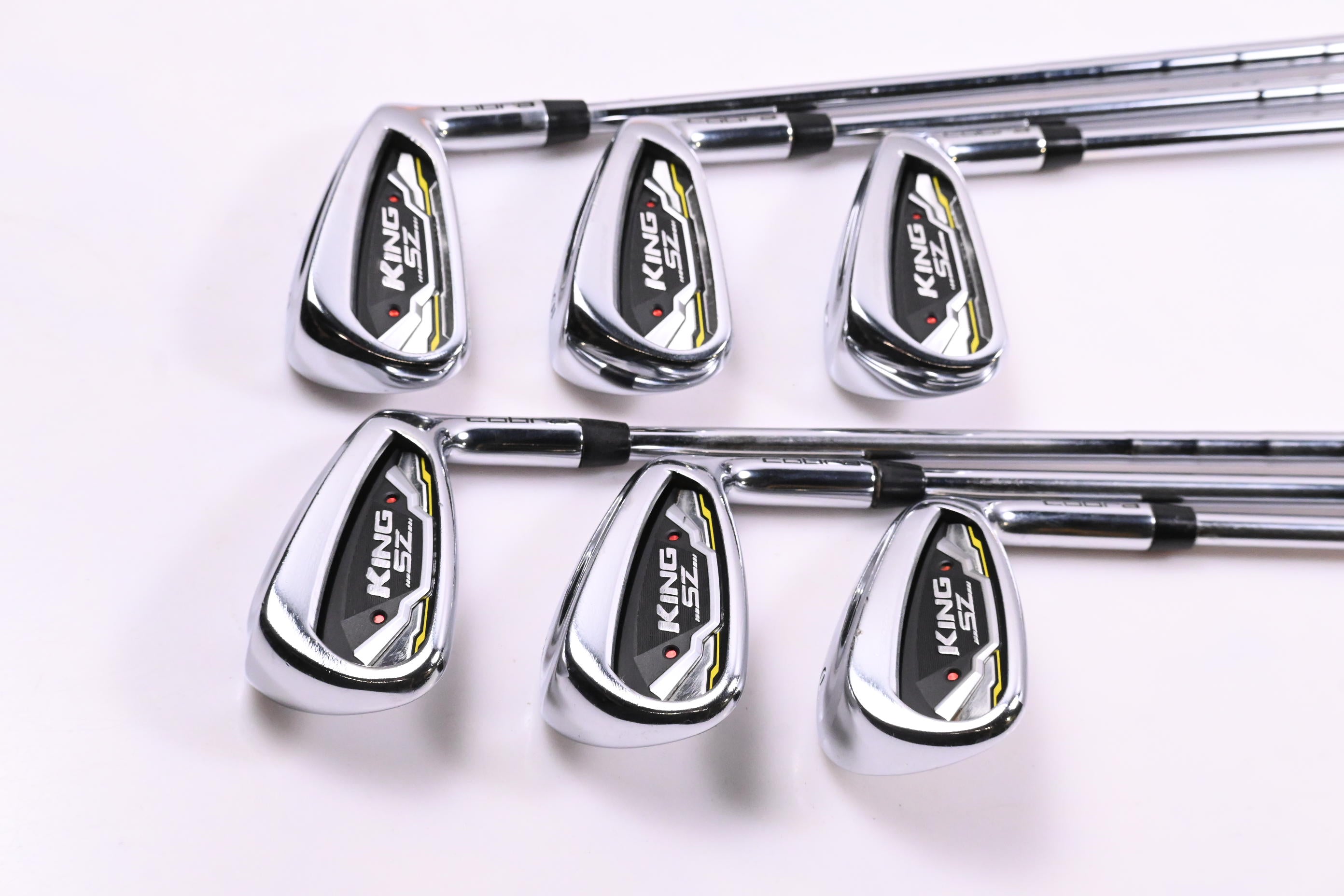 Cobra King Speedzone Irons / 5-PW / Stiff Flex KBS Tour 90 Shafts