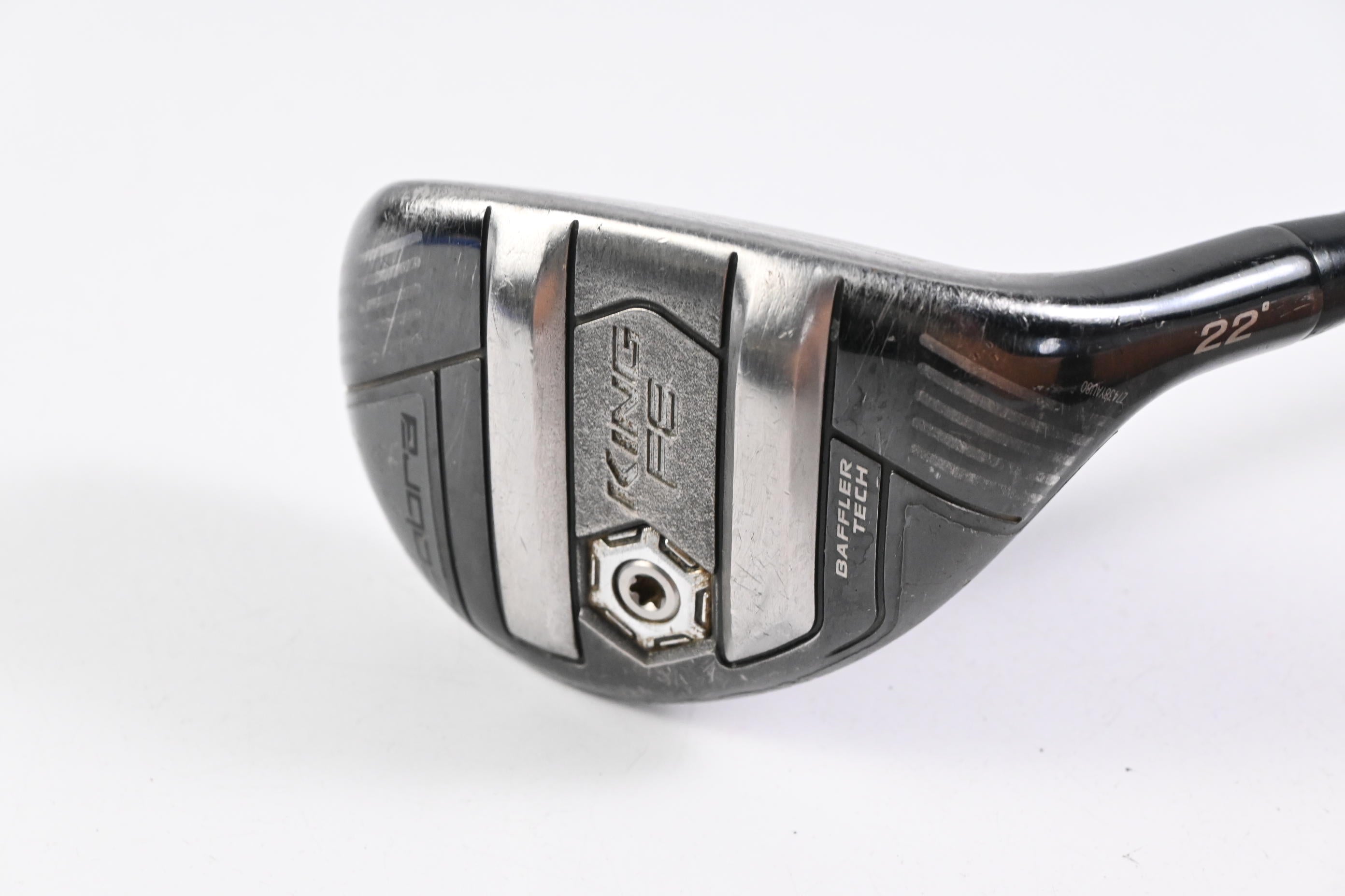 Cobra King F8 #4 Hybrid / 22 Degree / Stiff Flex Aldila Rogue Pro 75 Shaft