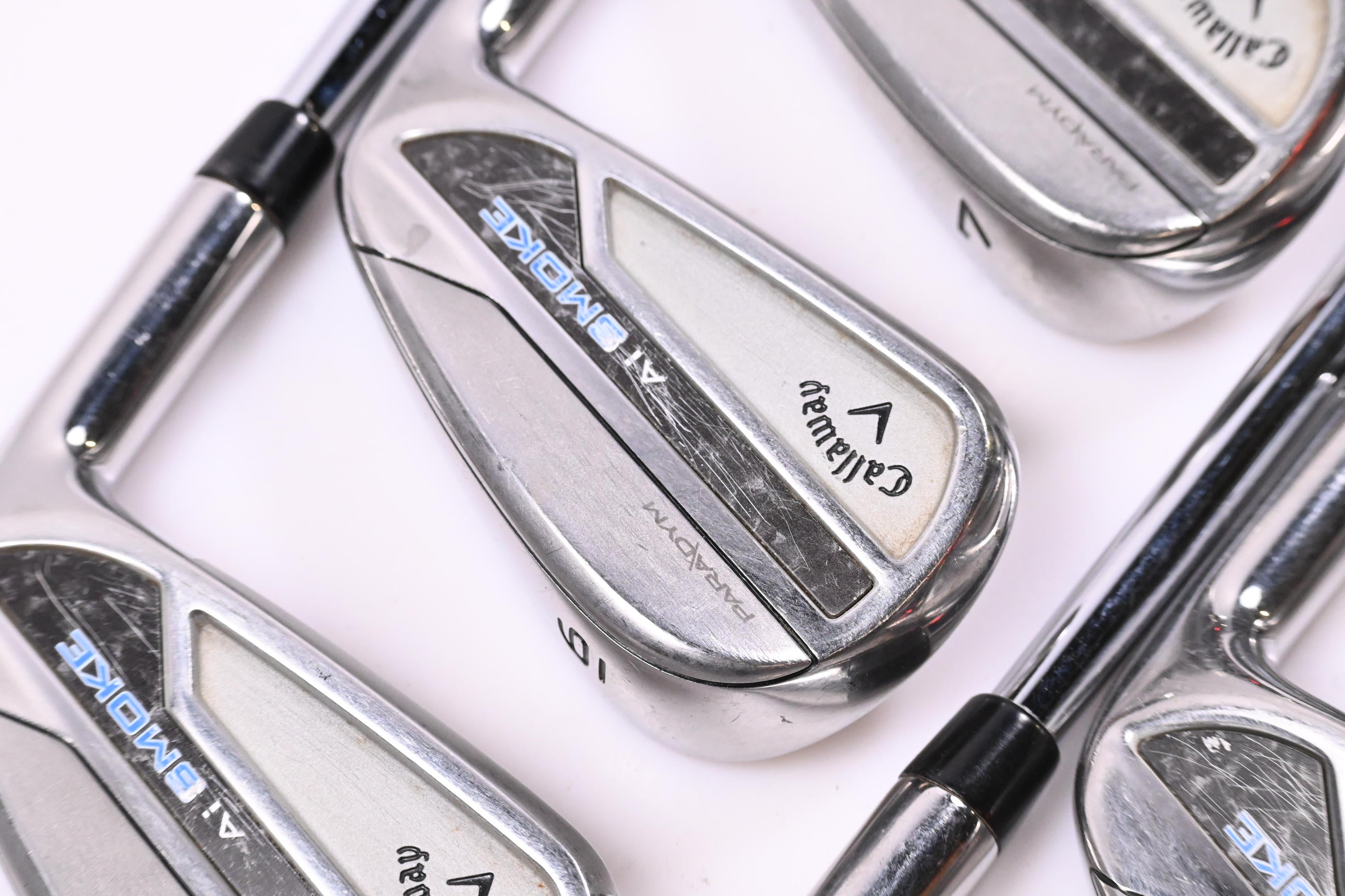 Callaway Paradym Ai Smoke Irons / 5-PW / Stiff Flex Elevate MPH 95 Shafts