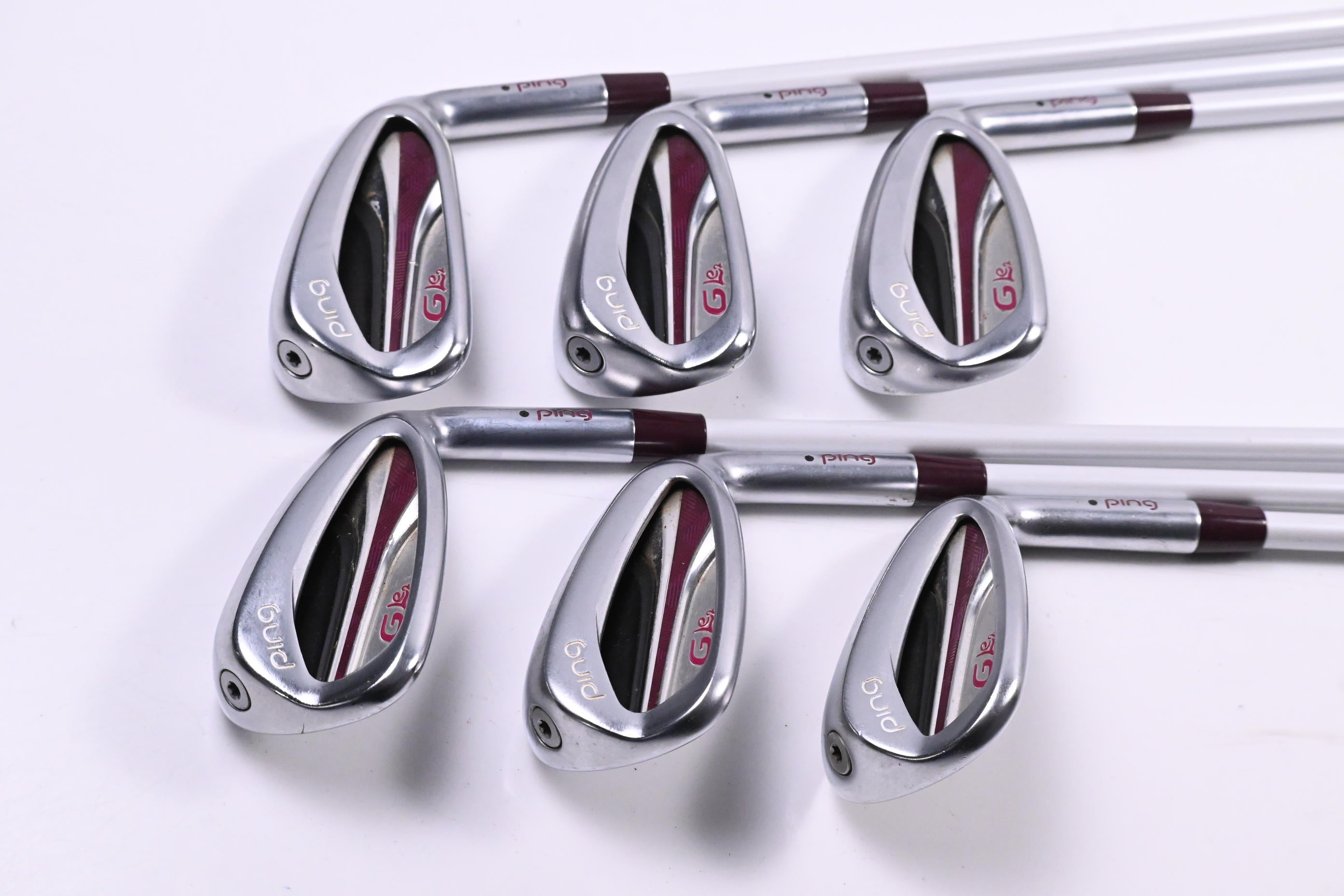 Ladies Ping G Le2 Irons / 6-PW+SW / Black Dot / Ladies Flex Ping ULT240 Shafts