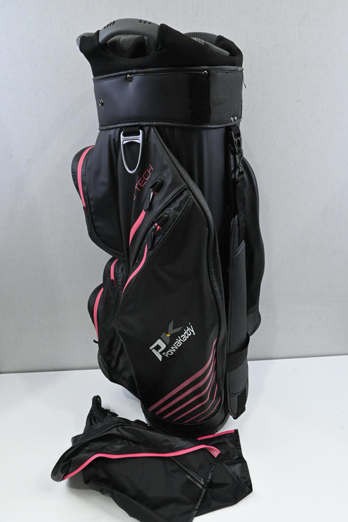 Powakaddy Dri-Tech Cart Bag / 14-Way / Black, Pink