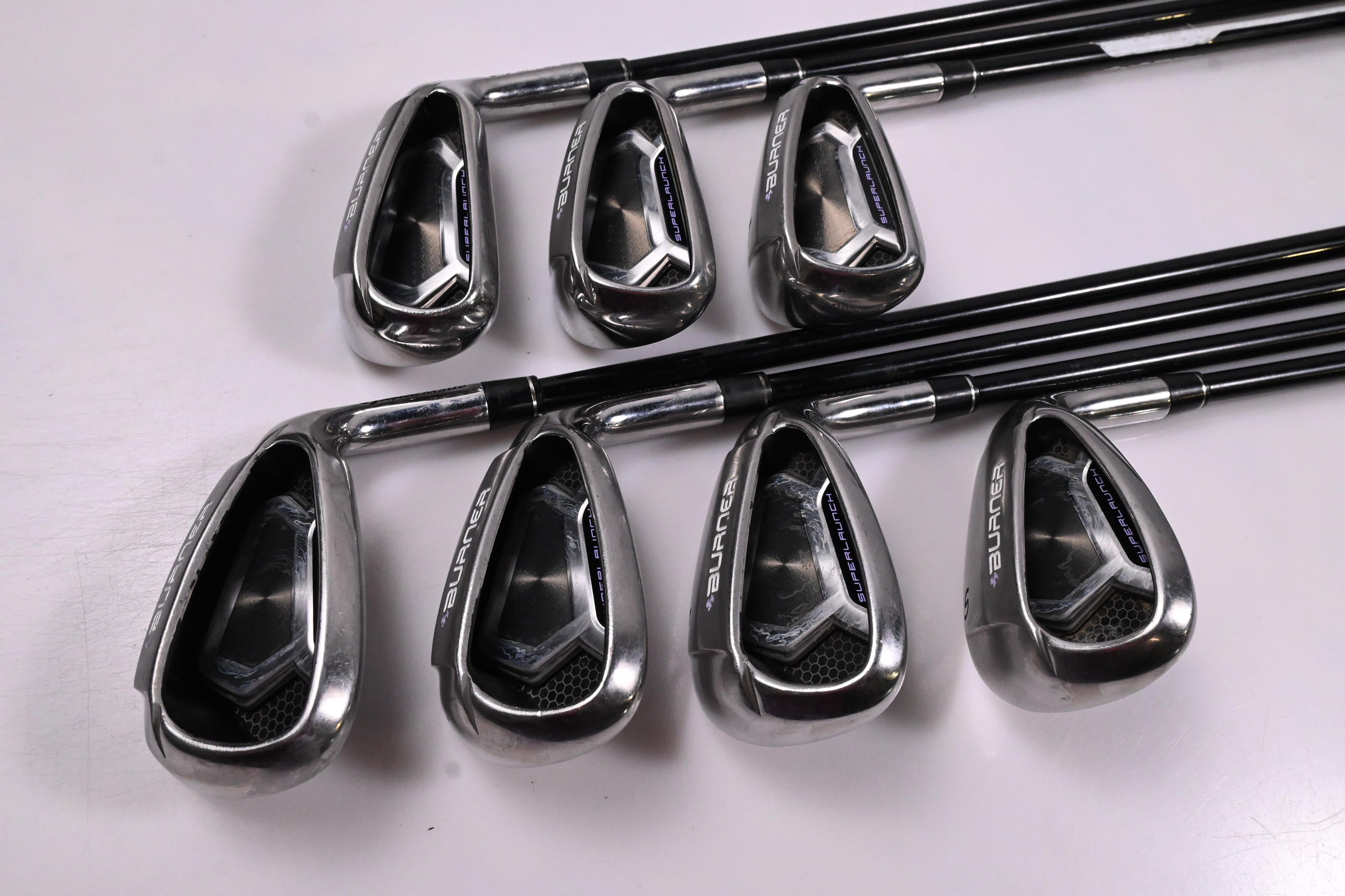 Ladies Taylormade Burner Superlaunch Irons / 5-PW+SW / Ladies Flex Reax 50