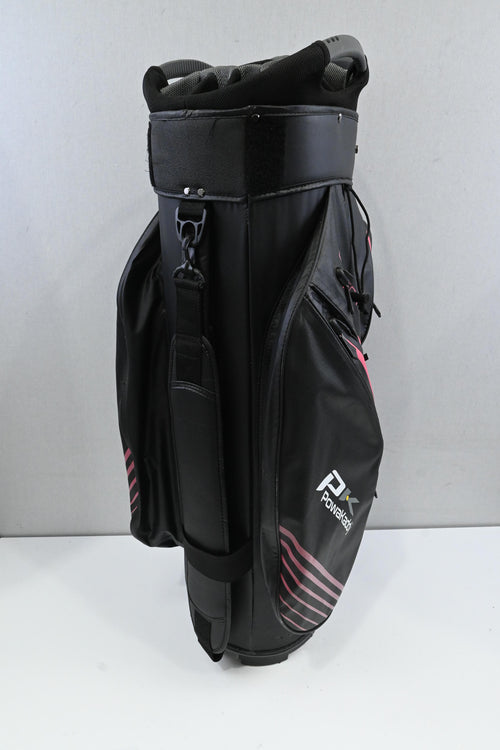 Powakaddy Dri-Tech Cart Bag / 14-Way / Black, Pink