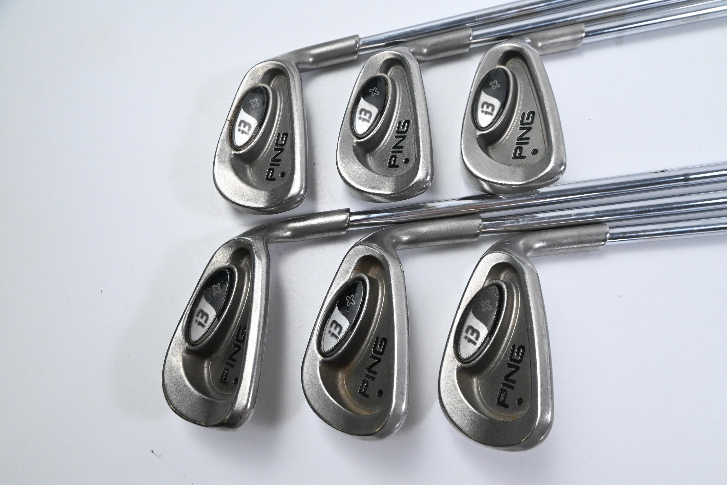 Ping i3+ Irons / 6-PW+SW / Black Dot / Regular Flex Steel Shafts