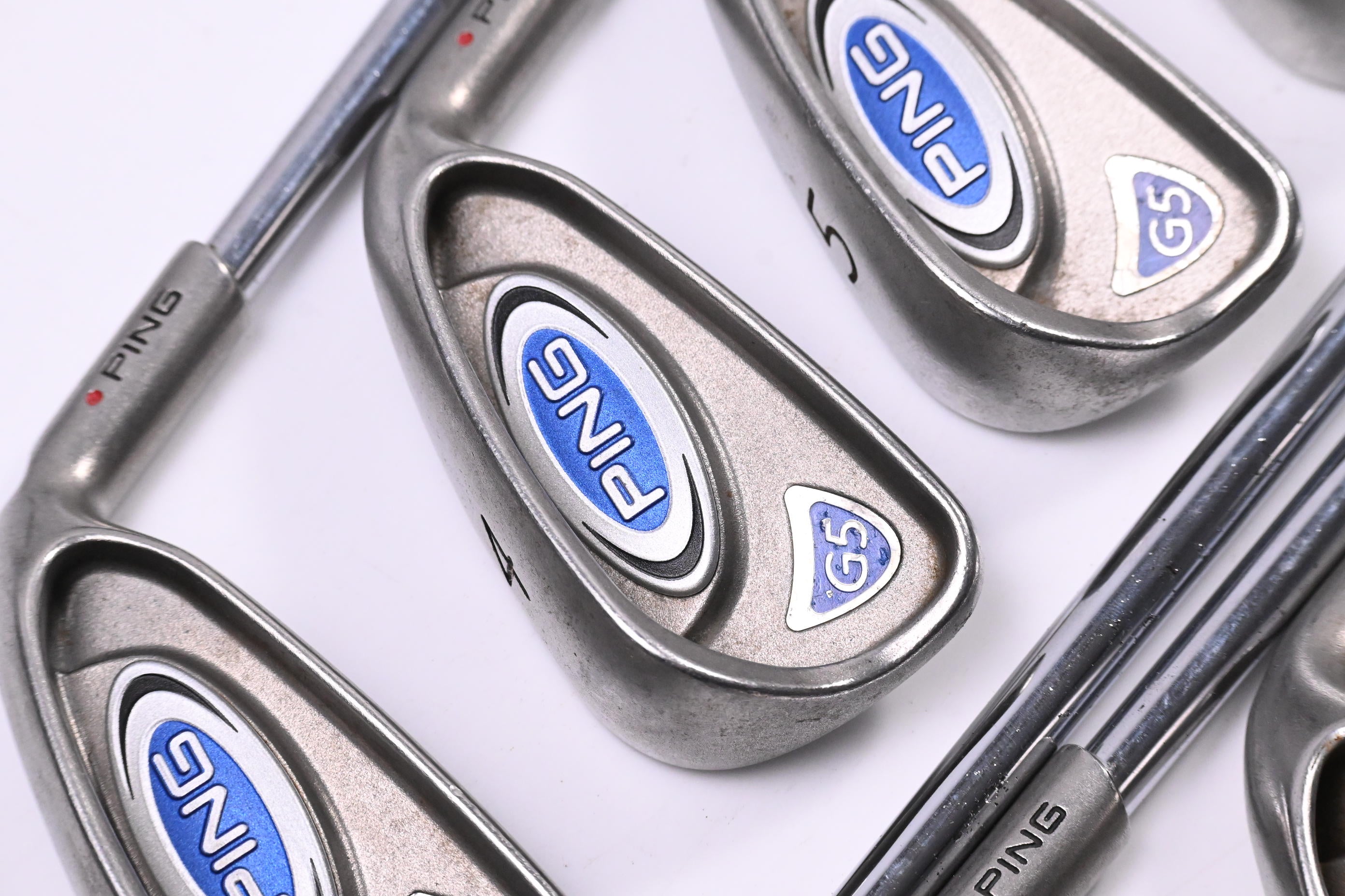 Ping G5 Irons / 3-PW+SW / Red Dot / Regular Flex Ping Shafts