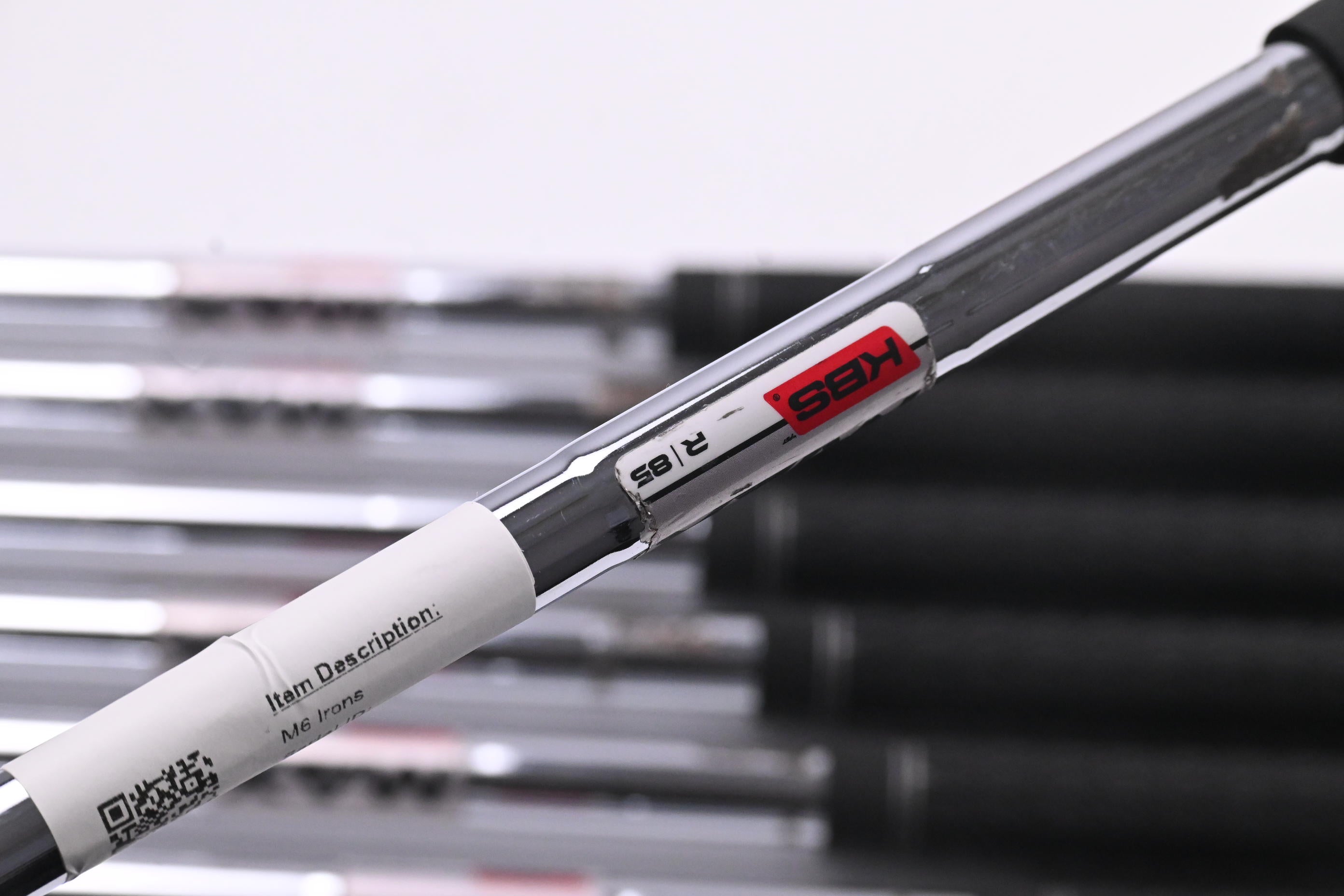 Taylormade M6 Irons / 5-PW+GW+SW / Regular Flex KBS MAX 85 Shafts