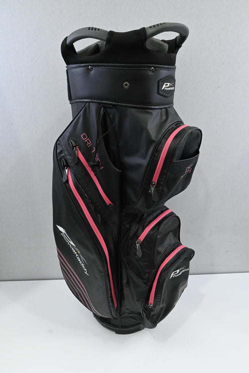 Powakaddy Dri-Tech Cart Bag / 14-Way / Black, Pink