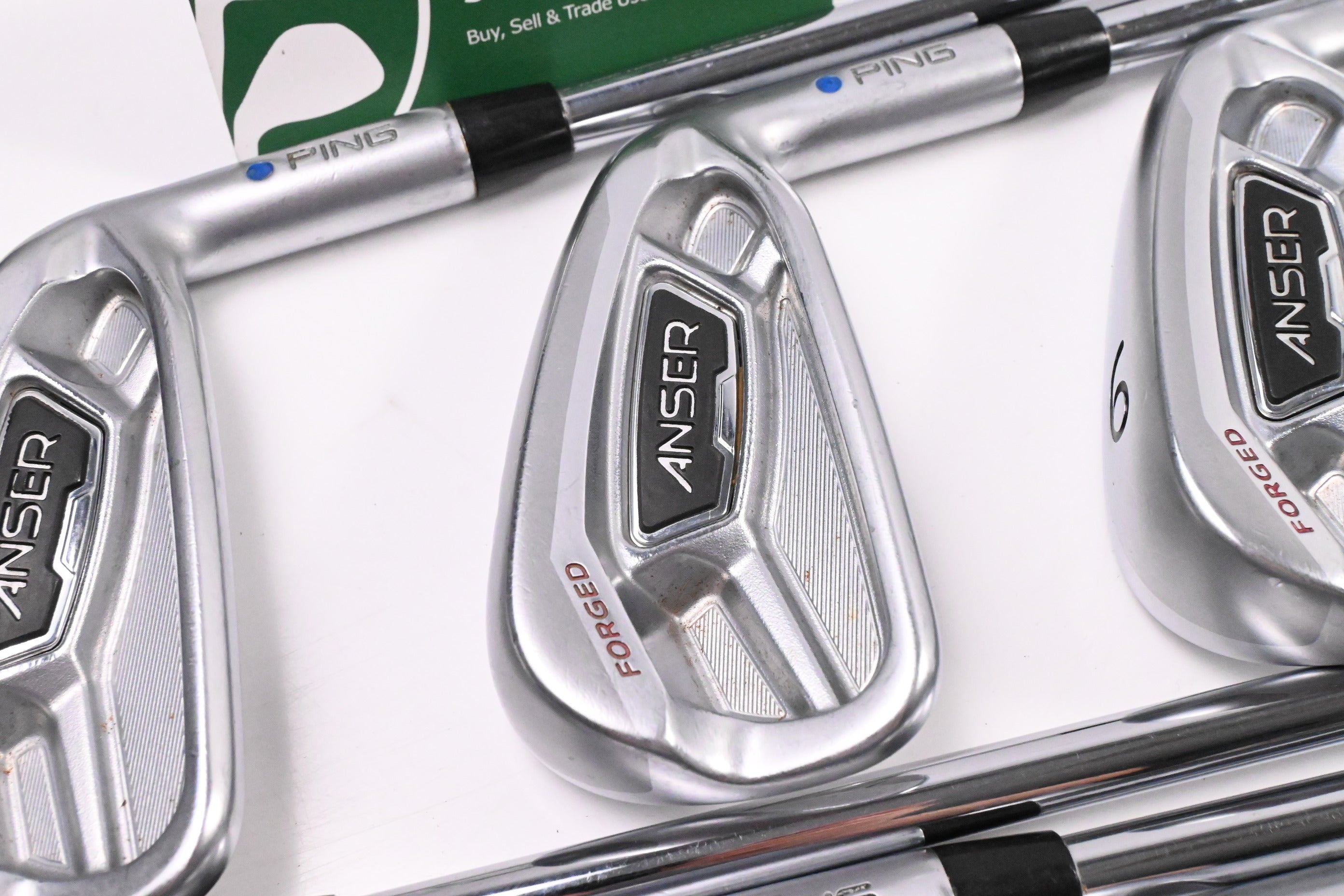 Ping Anser 2014 Irons / 4-PW / Blue Dot / Stiff Flex Ping CFS Shafts