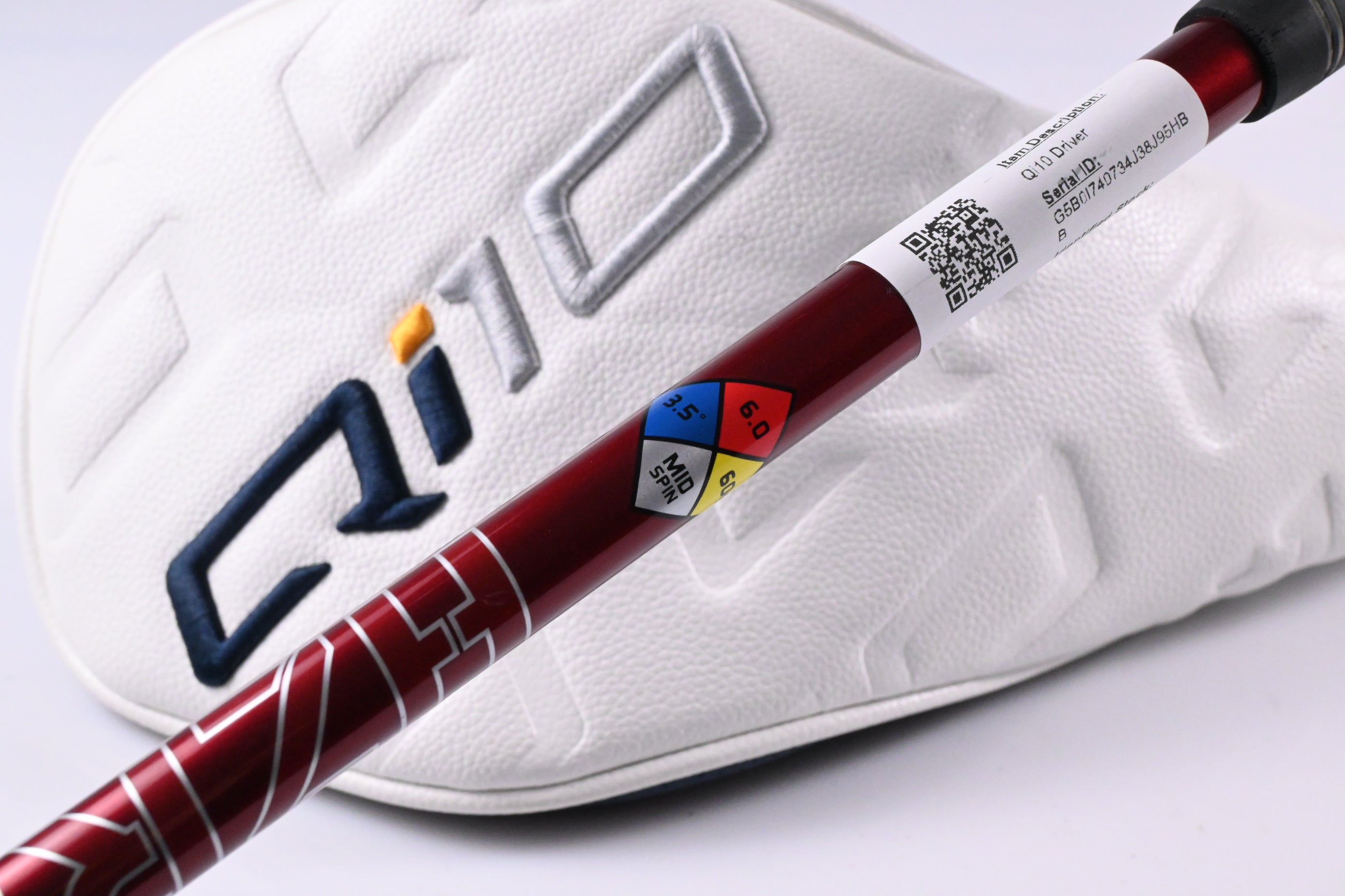 Taylormade Qi10 Driver / 10.5 Degree / Stiff Flex HZRDUS Smoke Red RDX 60 Shaft