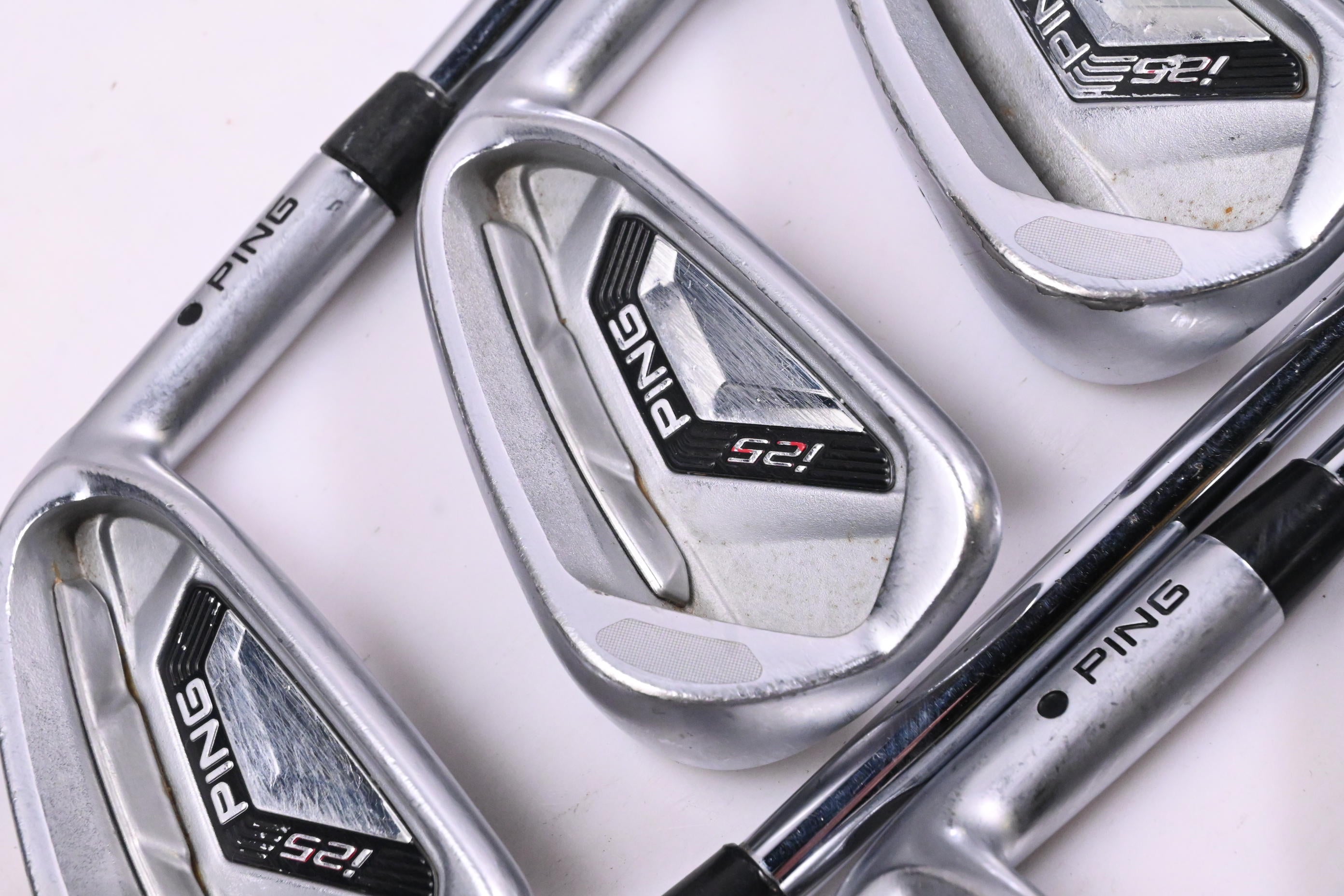 Ping i25 Irons / 4-PW+GW / Black Dot / Stiff Flex Ping CFS Shafts
