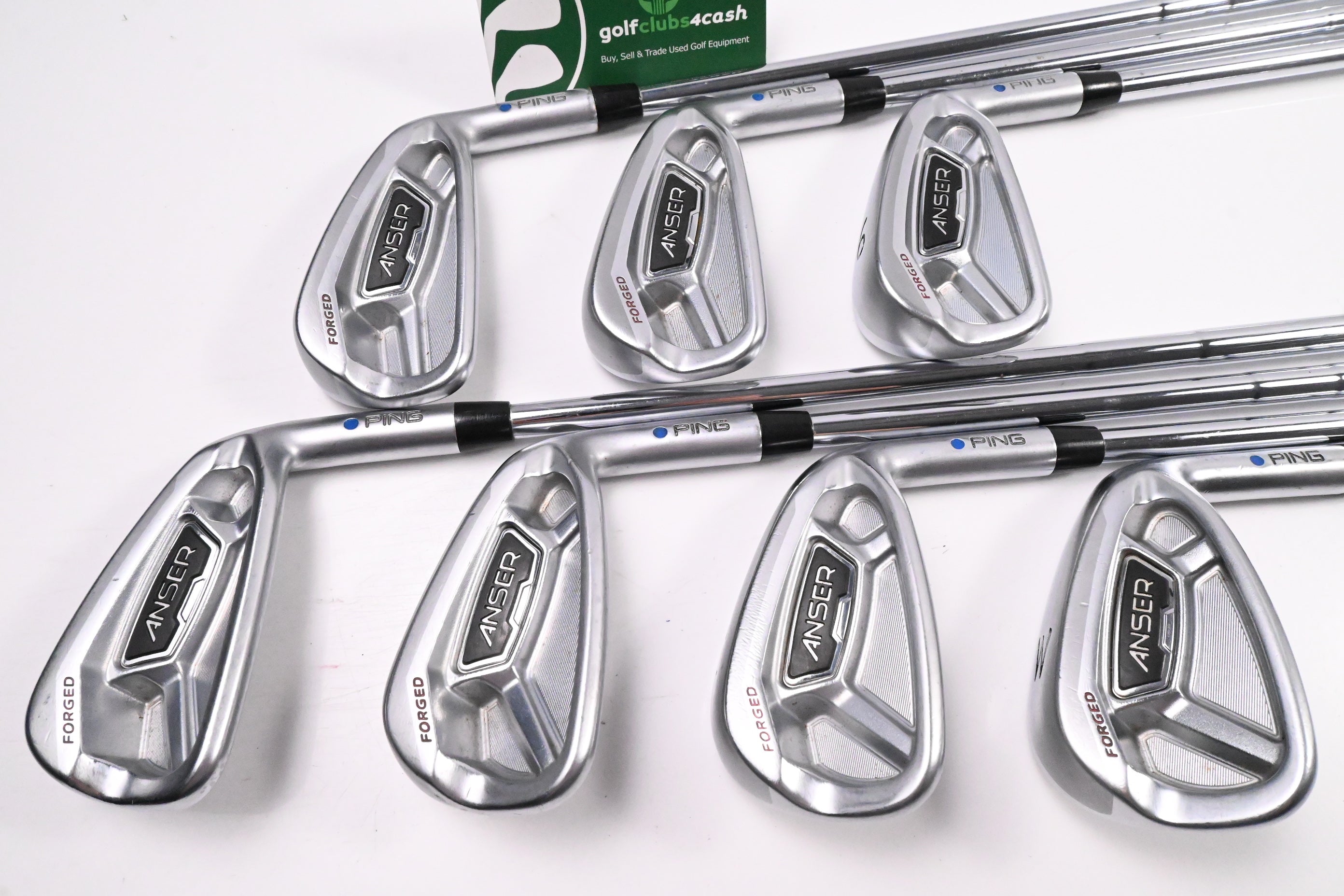 Ping Anser 2014 Irons / 4-PW / Blue Dot / Stiff Flex Ping CFS Shafts
