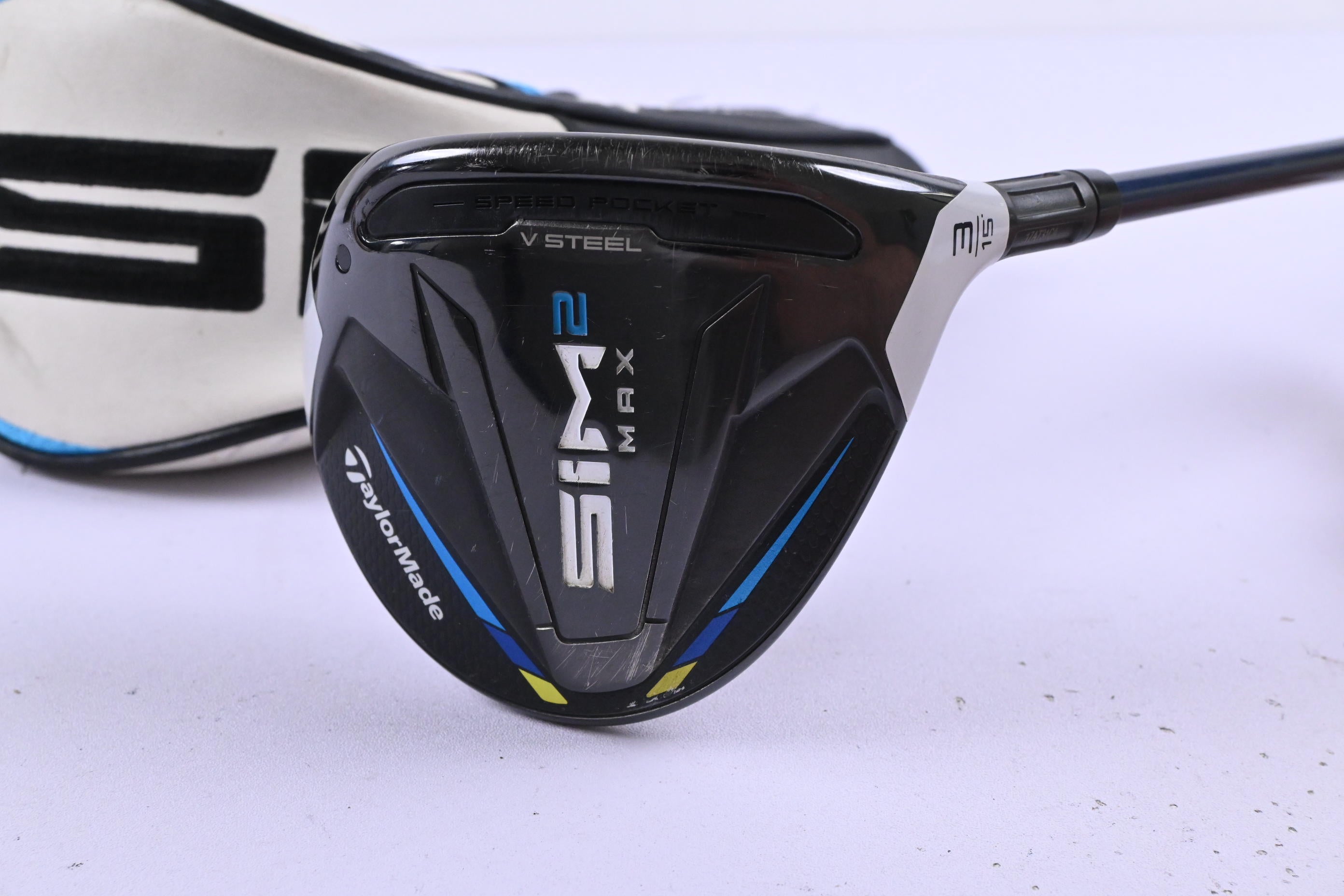 Taylormade SIM2 Max #3 Wood / 15 Degree / Stiff Flex Fujikura Ventus Blue 6
