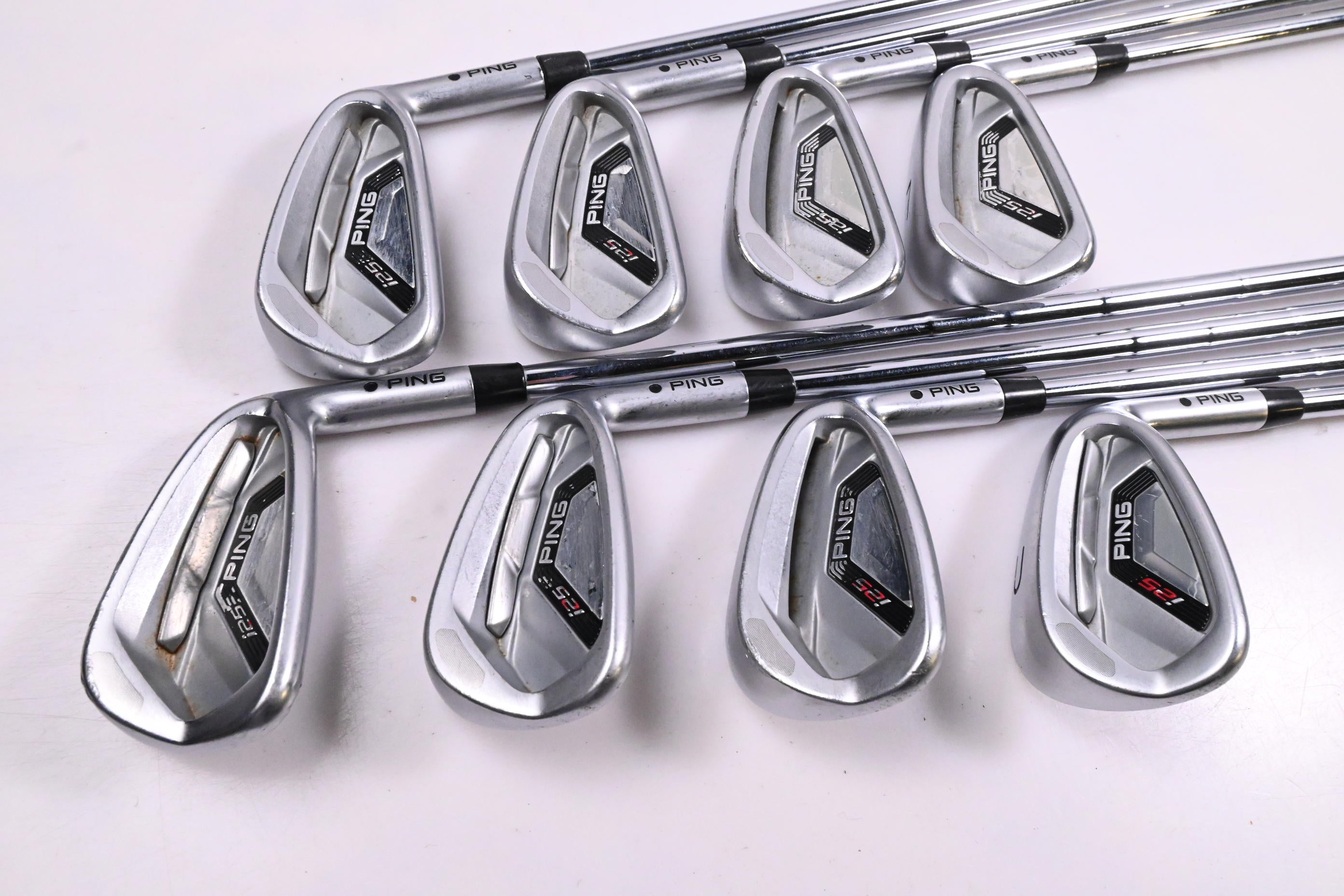 Ping i25 Irons / 4-PW+GW / Black Dot / Stiff Flex Ping CFS Shafts
