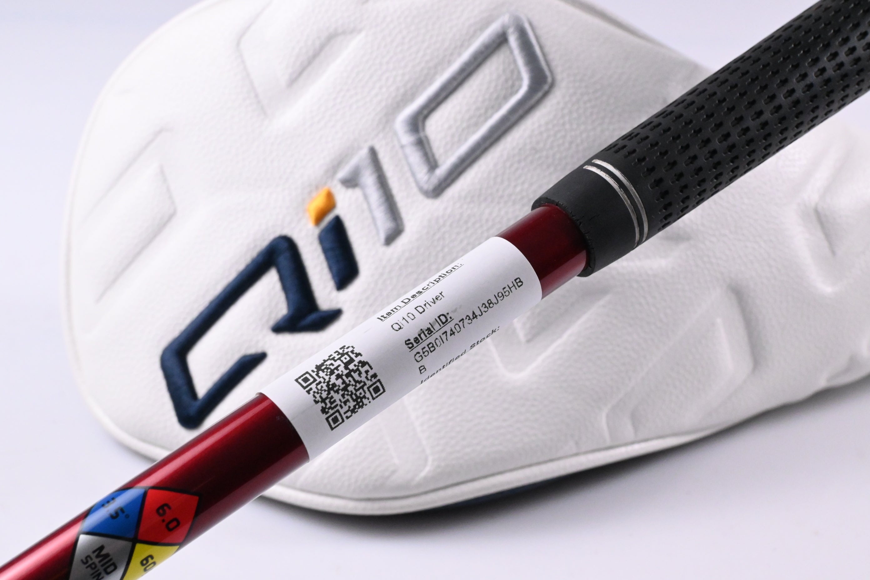 Taylormade Qi10 Driver / 10.5 Degree / Stiff Flex HZRDUS Smoke Red RDX 60 Shaft